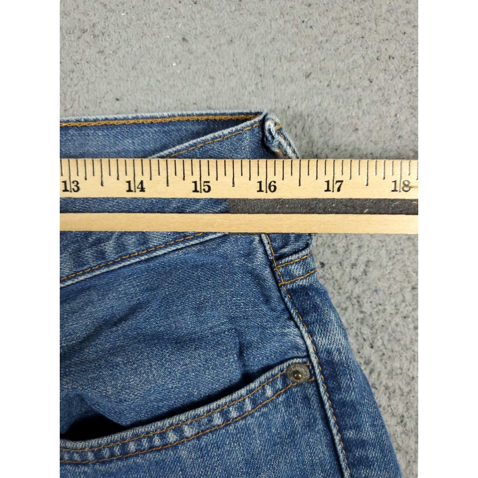 Levi's Levis 514 Straight Leg Jeans Mens Size 32x32.5 Blue Denim Pants Size US 32 / EU 48 - 4 Thumbnail