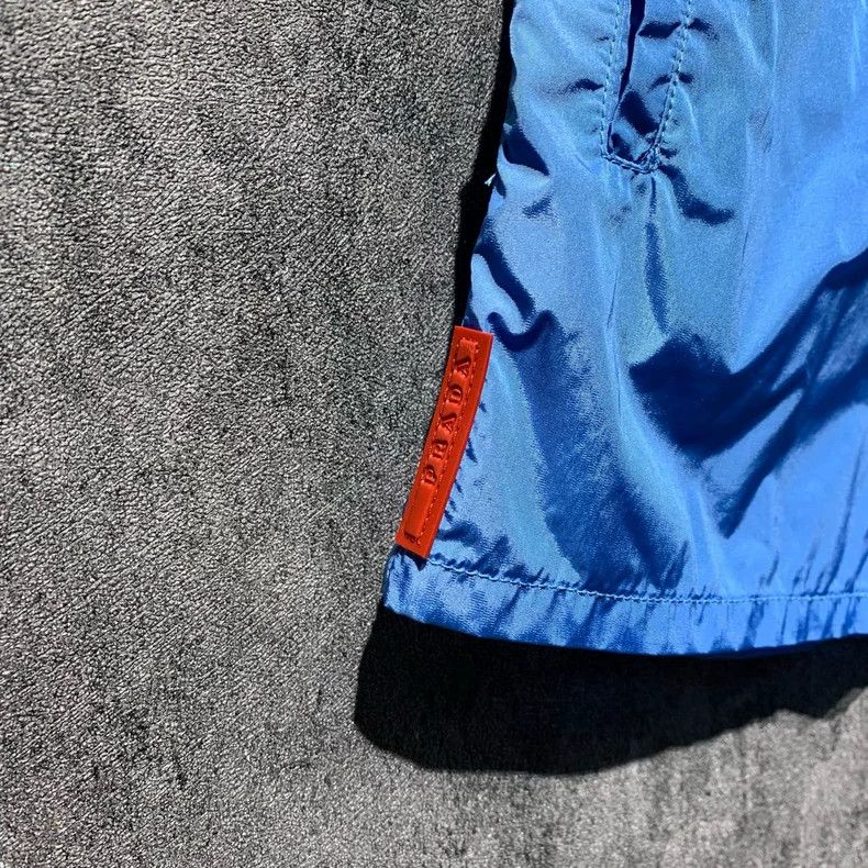 Prada Prada Light blue logo beach pants 2501-Nextarrow Size US 34 / EU 50 - 4 Thumbnail
