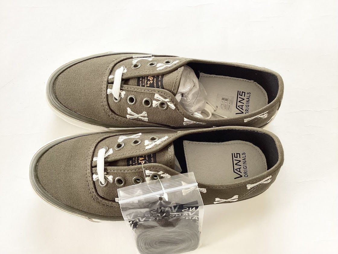 Vans (US5)Vans Authentic WTAPS Olive Crossbones Size US 5 / EU 37 - 3 Thumbnail