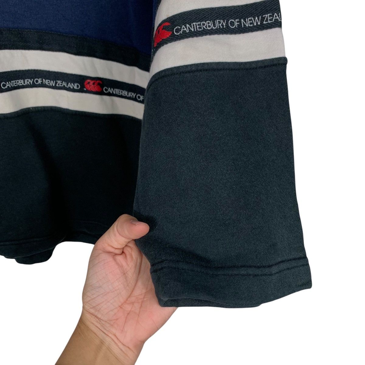 Canterbury of New Zealand CANTERBURY Embroidery Big Logo Colorblock Sweater #1742-C77 Size US L / EU 52-54 / 3 - 11 Thumbnail