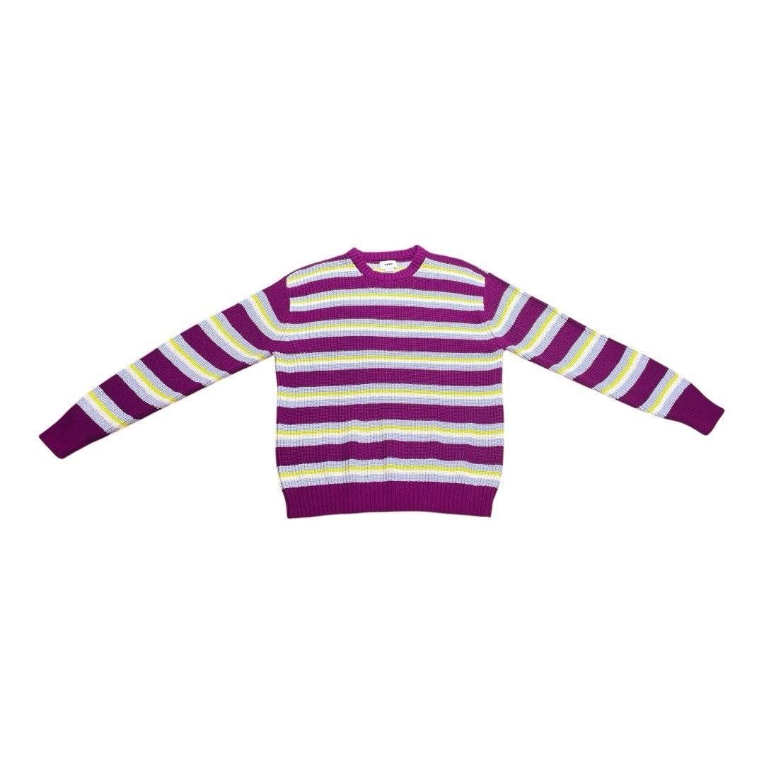 Obey Obey Eraser Cotton Striped Sweater Crew Neck Large Size US L / EU 52-54 / 3 - 3 Thumbnail