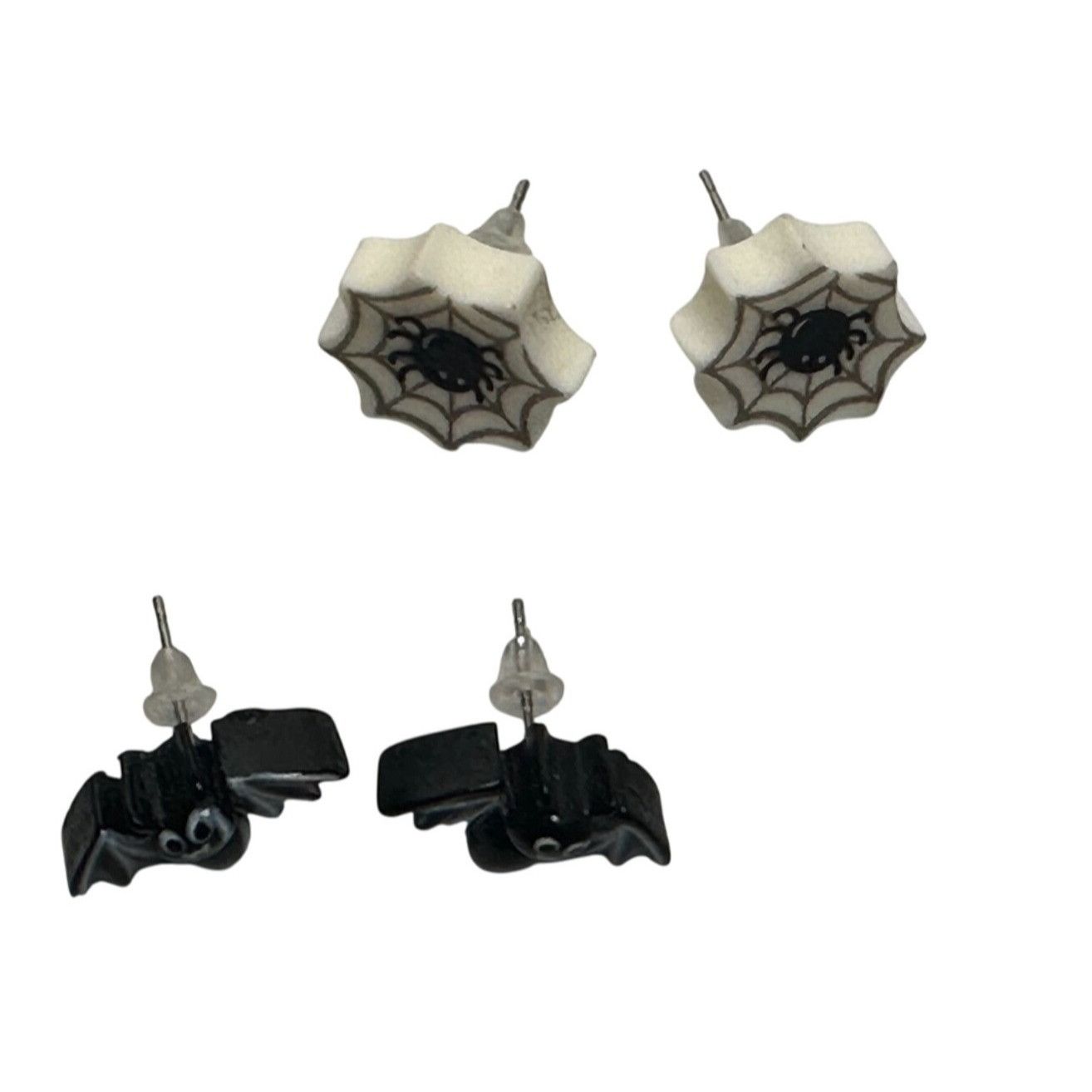 Other Two Pairs of Women's Halloween Earrings (1 Bat Pair and 1 Sp Size ONE SIZE - 3 Thumbnail