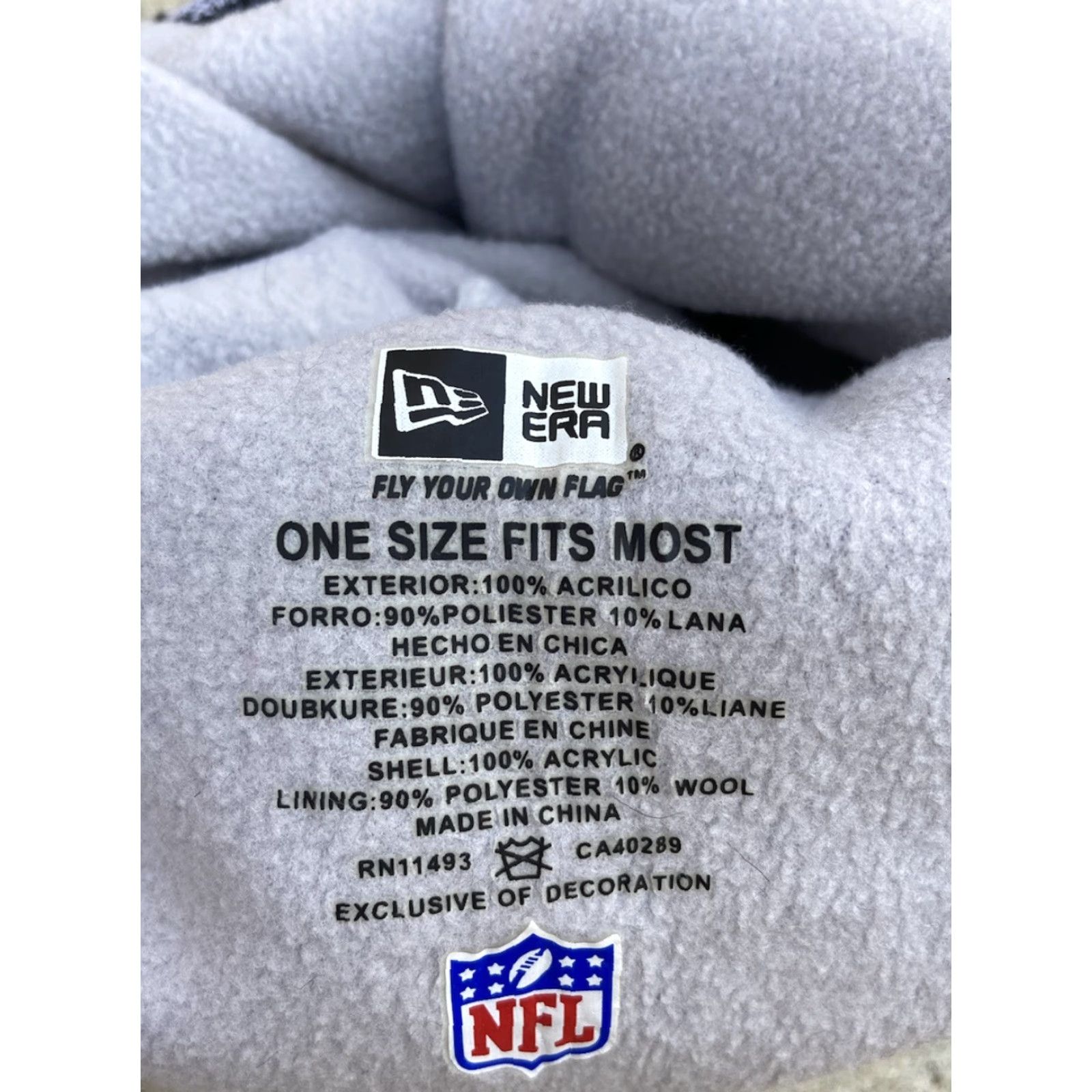 New Era New Era New York Jets Multicolor NFL Spell-Out Beanie One Size Tassel NY Size ONE SIZE - 5 Thumbnail