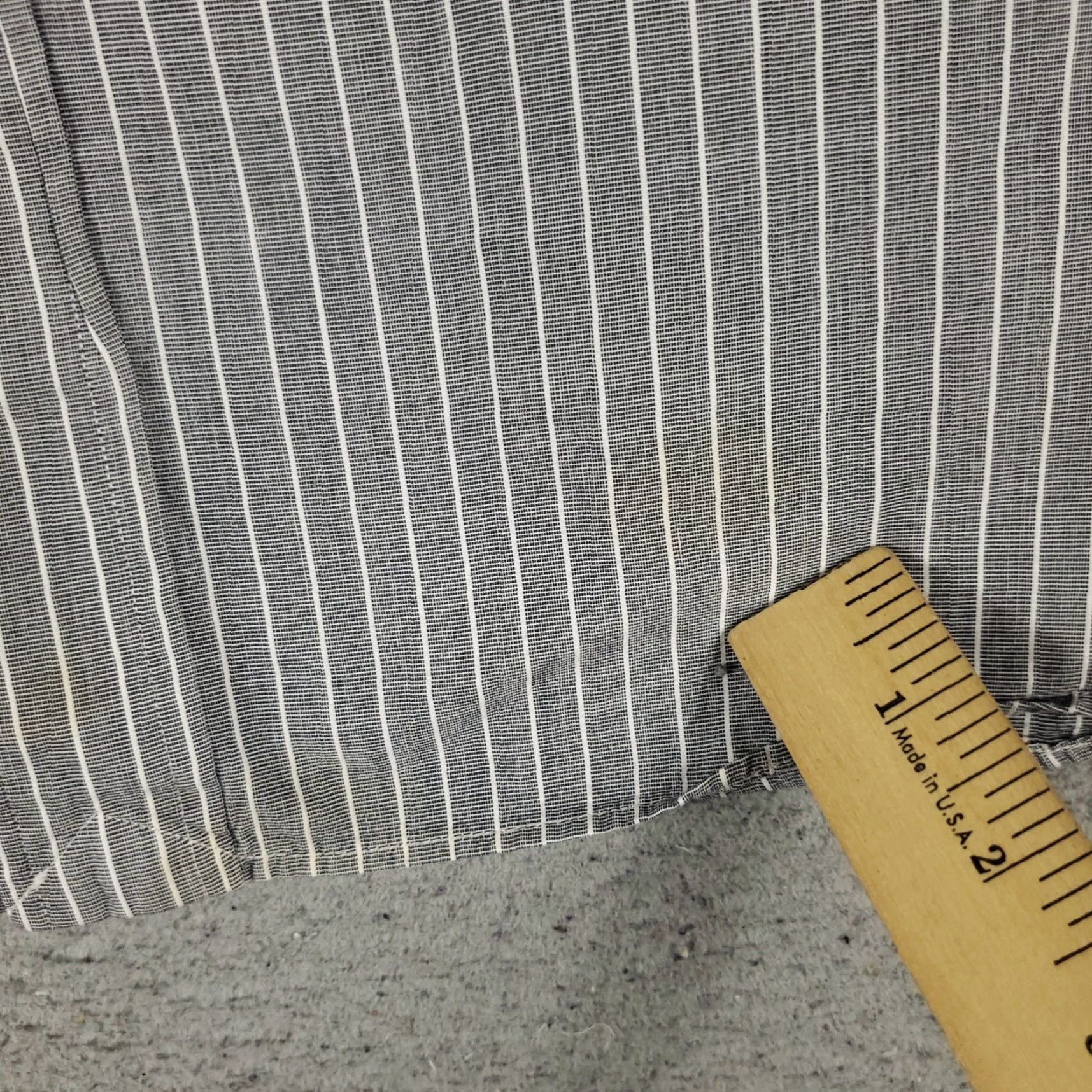 Polo Ralph Lauren Polo Ralph Lauren Button-Up Shirt Mens 2XL Gray White Striped Cotton Long Sleeve Classic Preppy Size US XXL / EU 58 / 5 - 5 Thumbnail