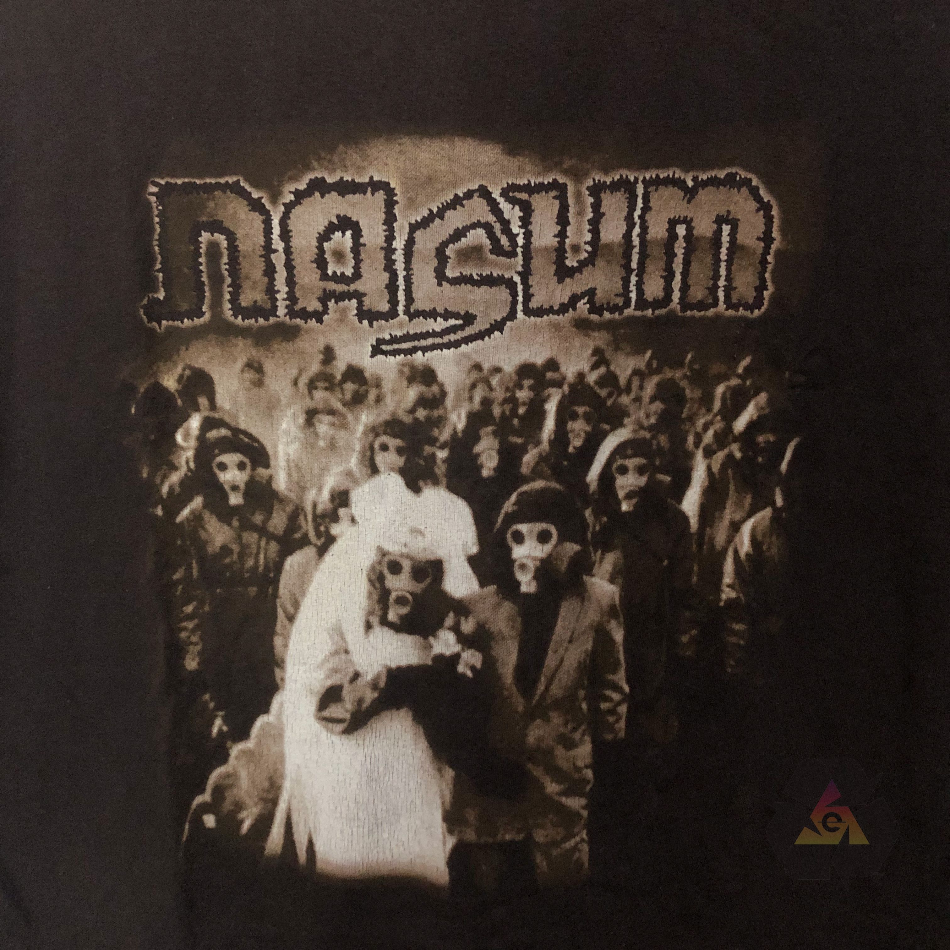 Band Tees RARE Nasum Inhale Exhale Vintage T-Shirt Y2K Size US XL / EU 56 / 4 - 5 Thumbnail