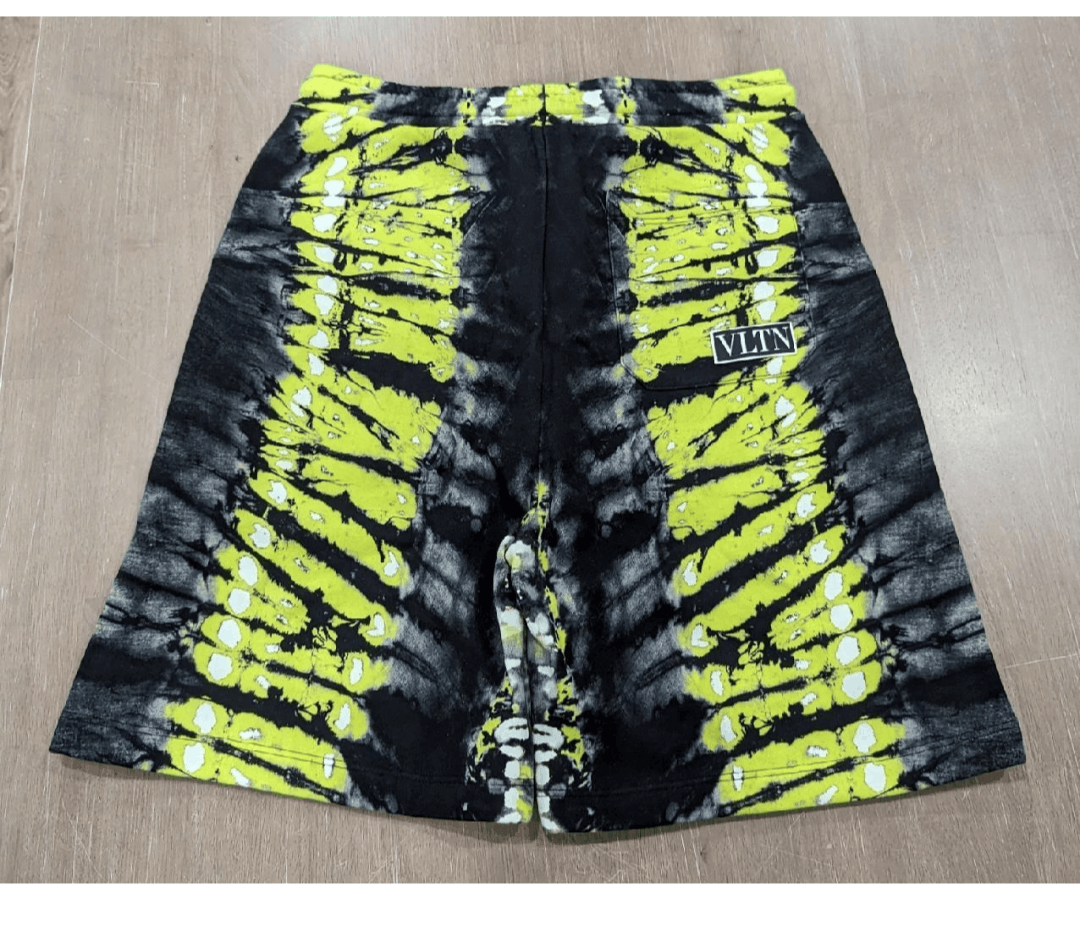 Valentino Valentino Pop Skin Bermuda Shorts Black/Lime Small Size US 30 / EU 46 - 4 Thumbnail