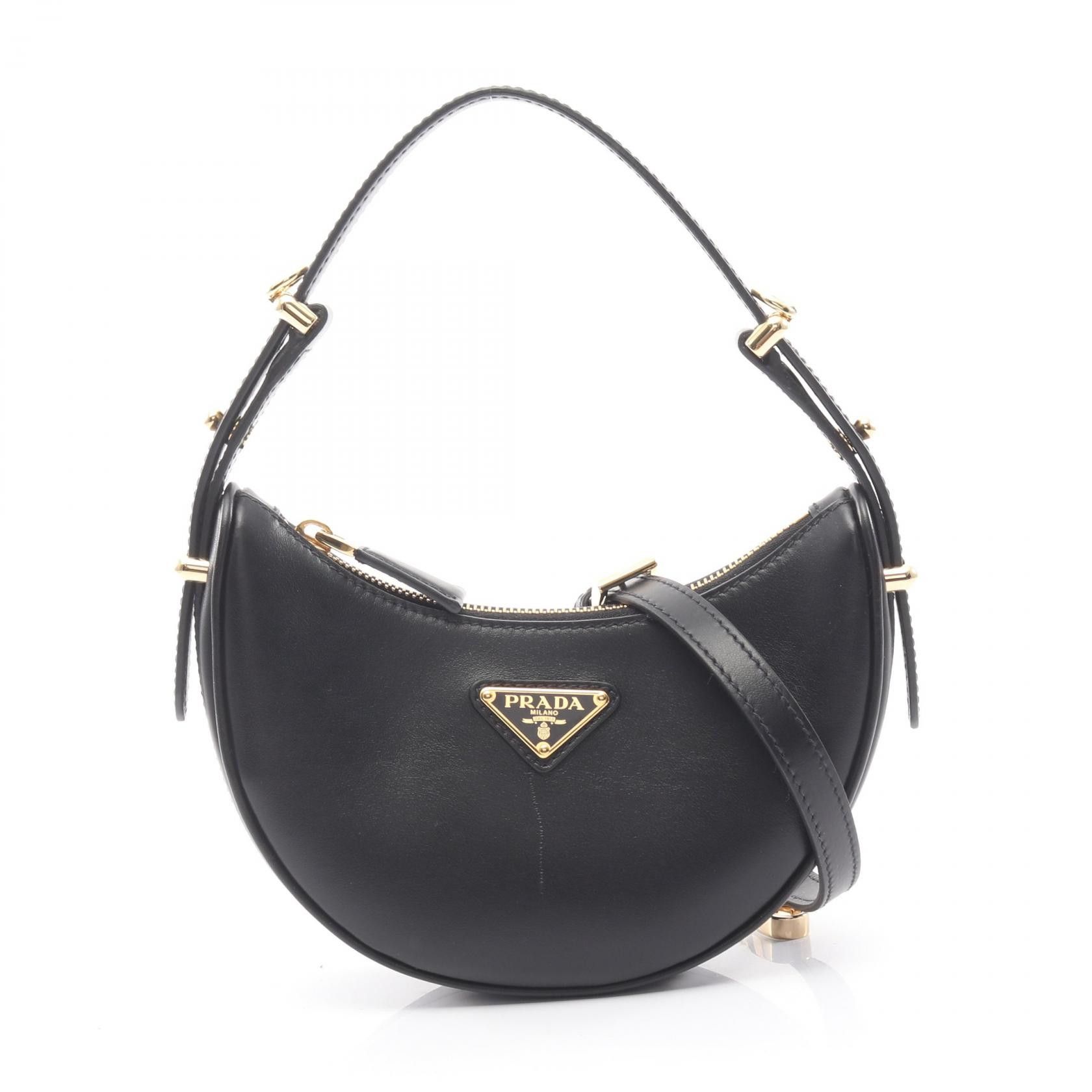 Prada Prada Prada SOFT CALF handbag Leather Handbag 1BC194_ASK_F0002_V_O DUTY FREE for USA Size ONE SIZE - 1 Thumbnail
