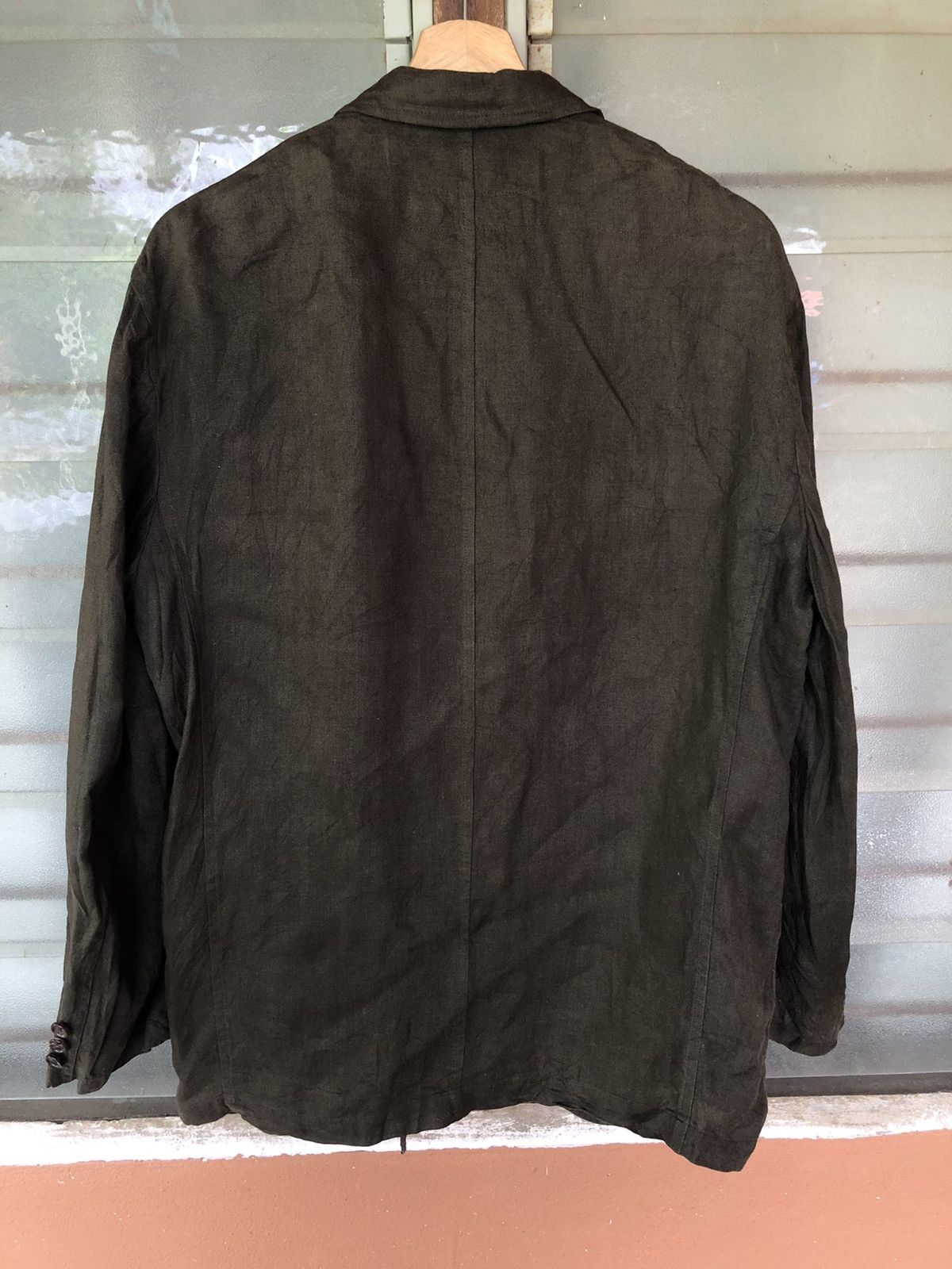 Comme des Garcons AD1998 Vintage Comme Des Garçons Linen Lin Lining Jacket Size US S / EU 44-46 / 1 - 8 Thumbnail