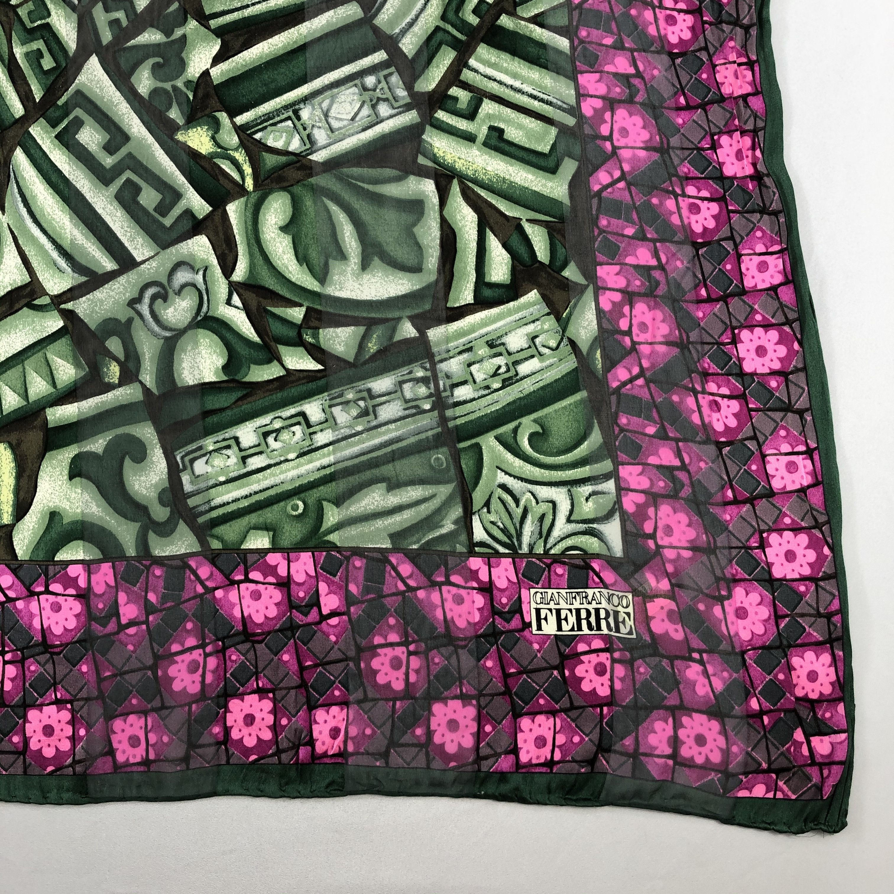 Gianfranco Ferre Vintage Gianfranco Ferre Silk Scarf Size ONE SIZE - 4 Thumbnail