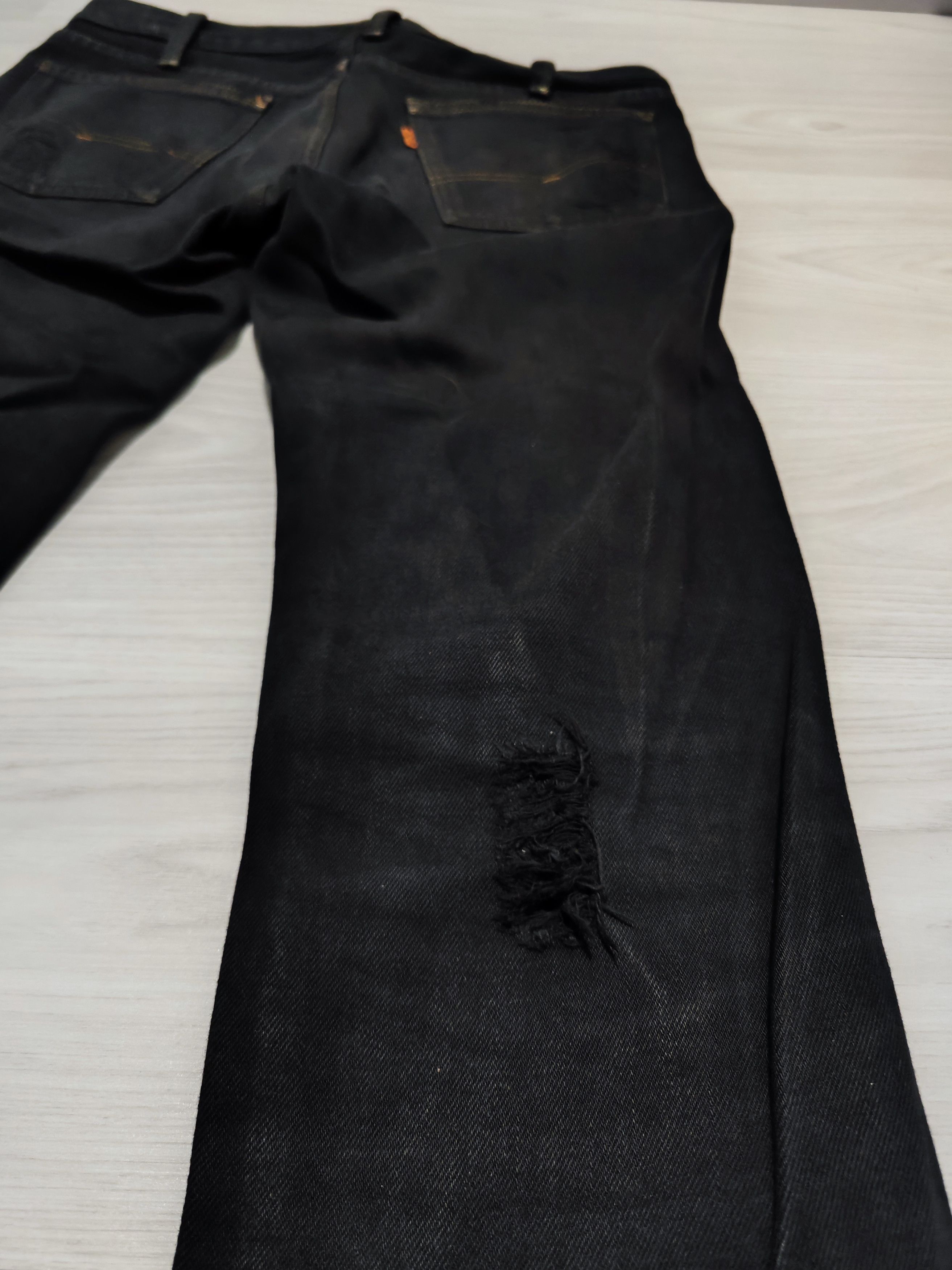 LVC Levis vintage clothing LVC black destroyed jeans Size US 30 / EU 46 - 6 Thumbnail