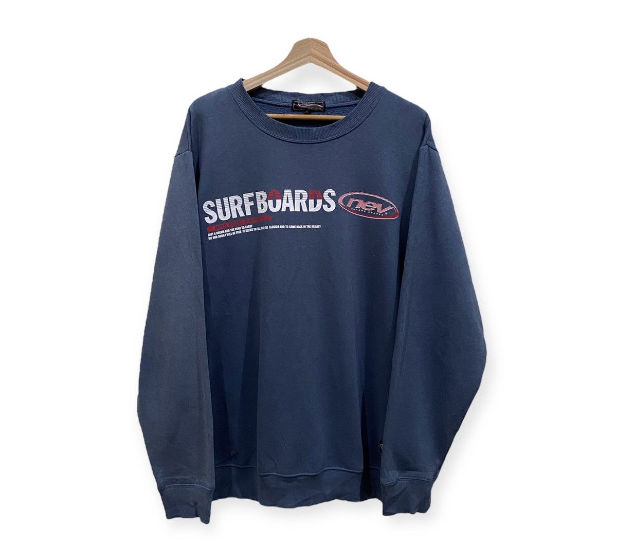 Vintage Vintage Nev Spell out Sweatshirt Size US XL / EU 56 / 4 - 1 Thumbnail