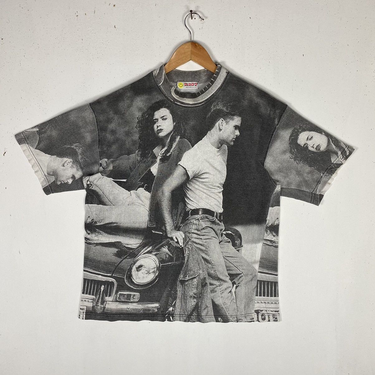 Vintage Vintage 90's Photography Full Print Tee Shirt Size US L / EU 52-54 / 3 - 2 Thumbnail