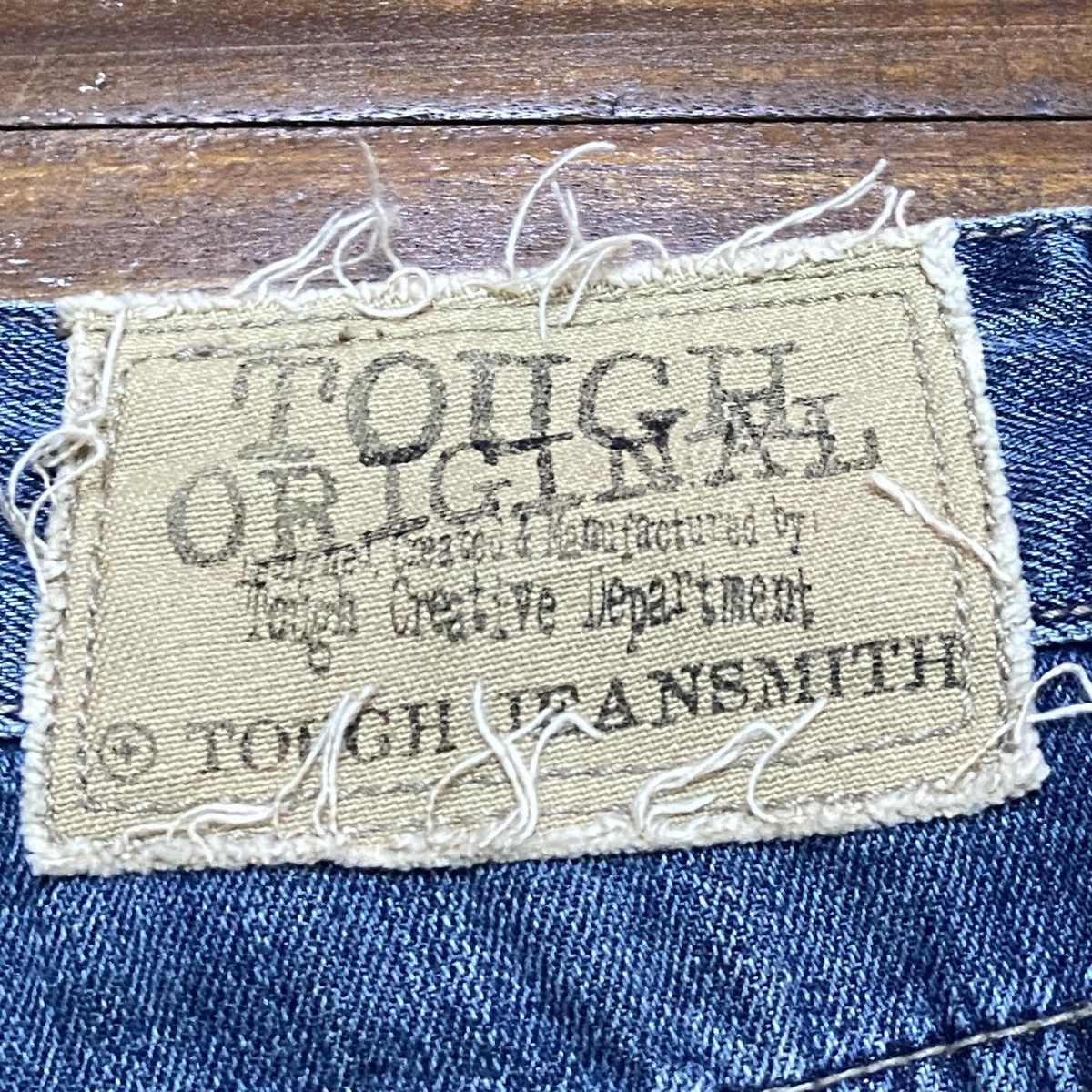 Japanese Brand Very Rare Design Vintage Brand Tough Jeans 2000s Size US 30 / EU 46 - 9 Thumbnail