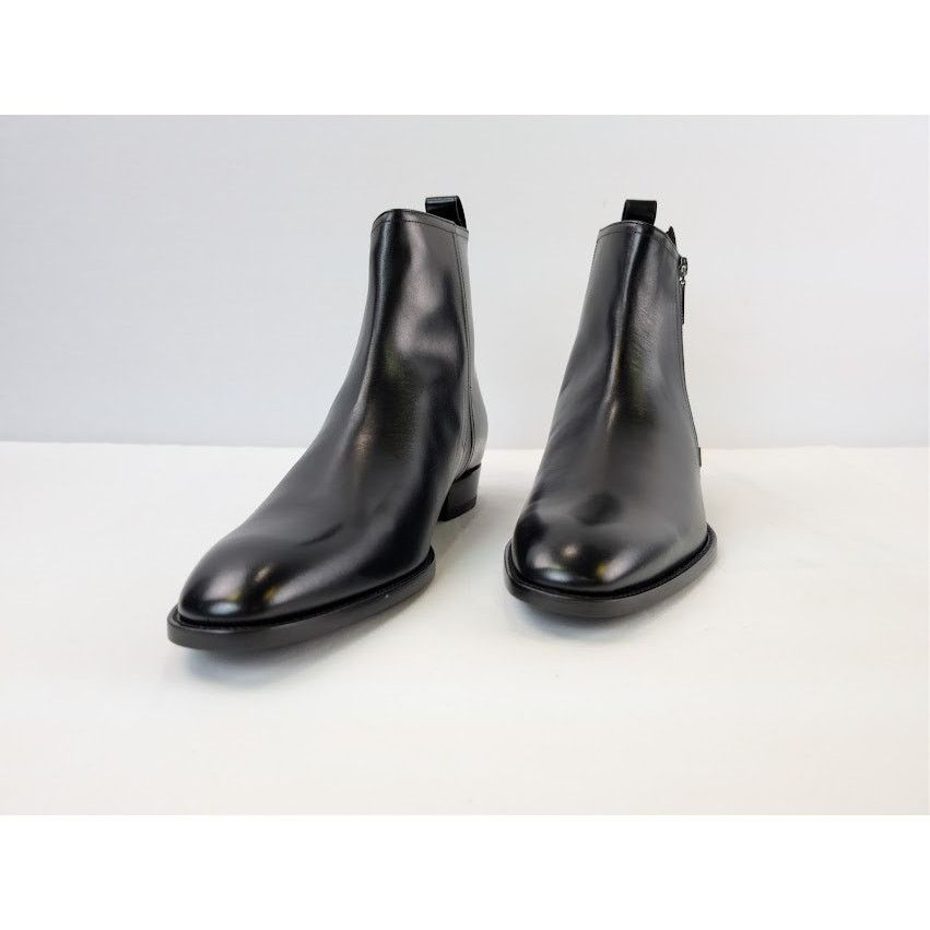 Saint Laurent Paris o1rshd1 Leather Shezan Wyatt 30 Chelsea Boots in Nero Size US 10.5 / EU 43-44 - 8 Thumbnail