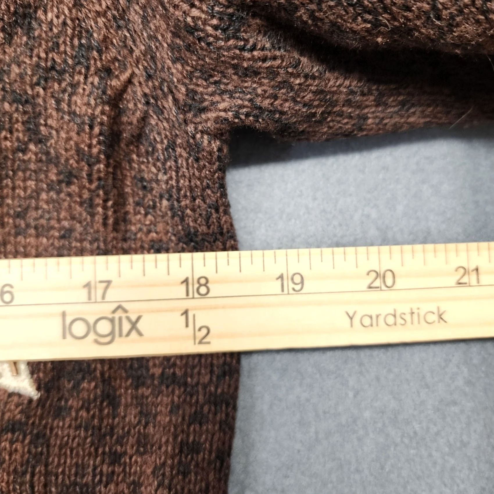 Vintage VINTAGE Cardigan Sweater Womens Small Brown Floral Granny Cottage Size S / US 4 / IT 40 - 5 Thumbnail
