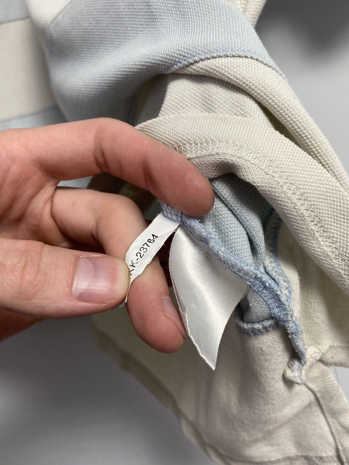 Yves Saint Laurent YSL Yves Saint Laurent polos white with blue Size US XL / EU 56 / 4 - 7 Thumbnail