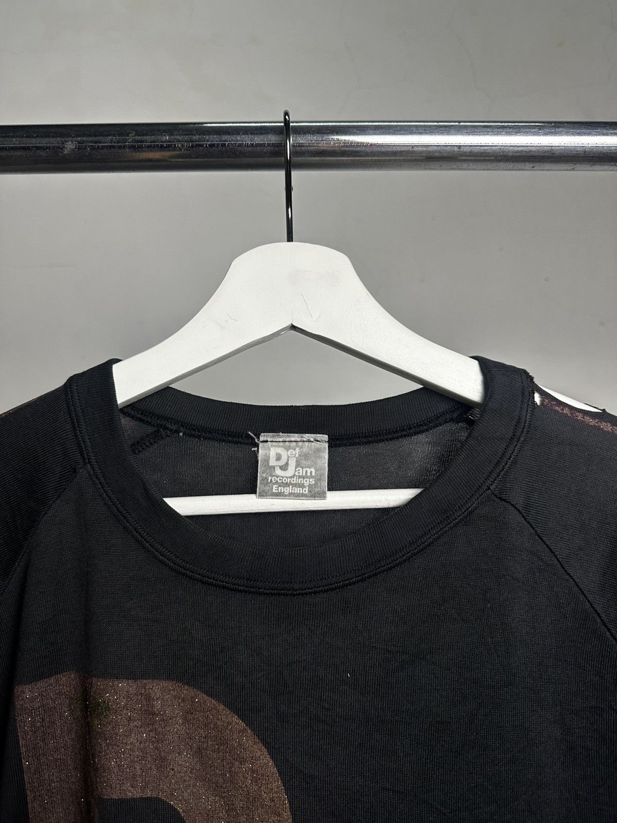 Vintage THRASHED 90’s DefJam Records Europe Longsleeve Tshirt Size US L / EU 52-54 / 3 - 3 Thumbnail
