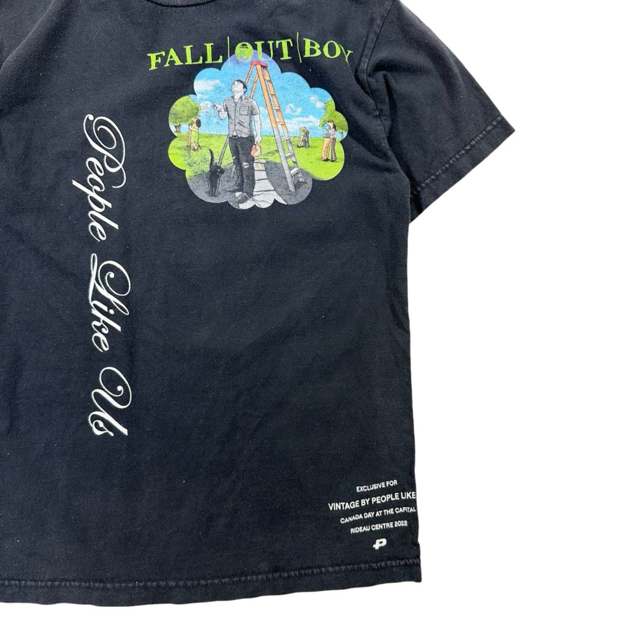 Vintage Fall Out Boy Exclusive People Like Us Band Graphic T Shirt Size US S / EU 44-46 / 1 - 3 Thumbnail