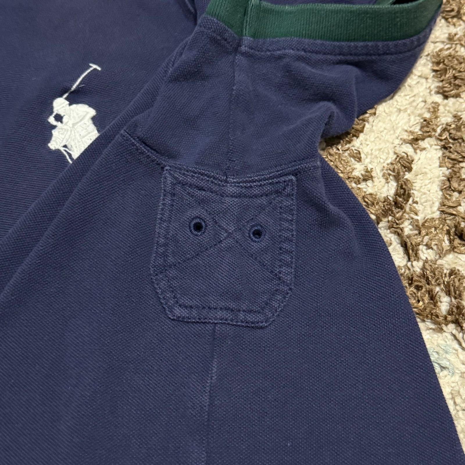 Polo Ralph Lauren Polo Ralph Lauren Big Pony Shirt XL Custom Fit Chief Keef Size US XL / EU 56 / 4 - 5 Thumbnail