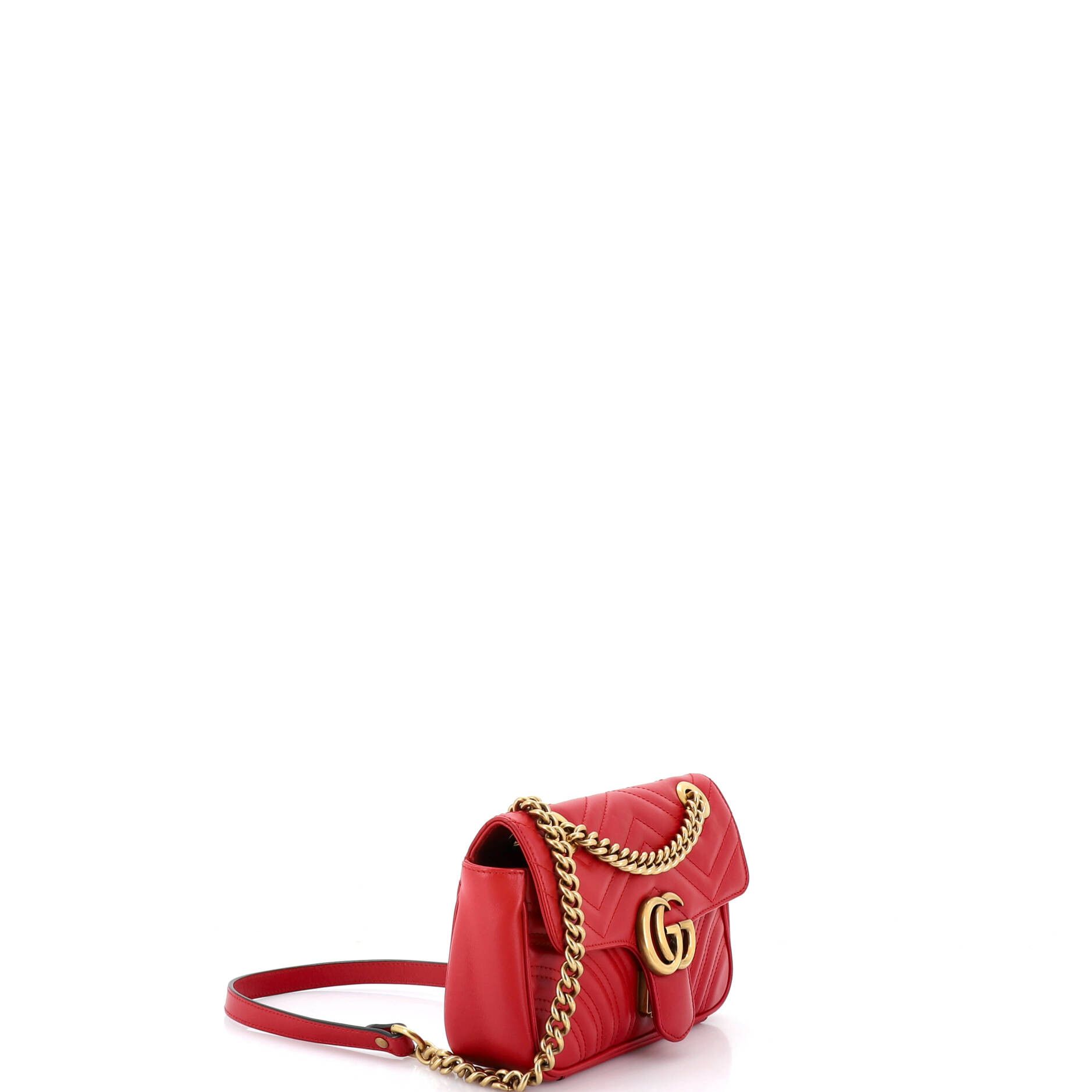 Gucci GG Marmont Flap Bag Matelasse Leather Mini Size ONE SIZE - 1 Thumbnail