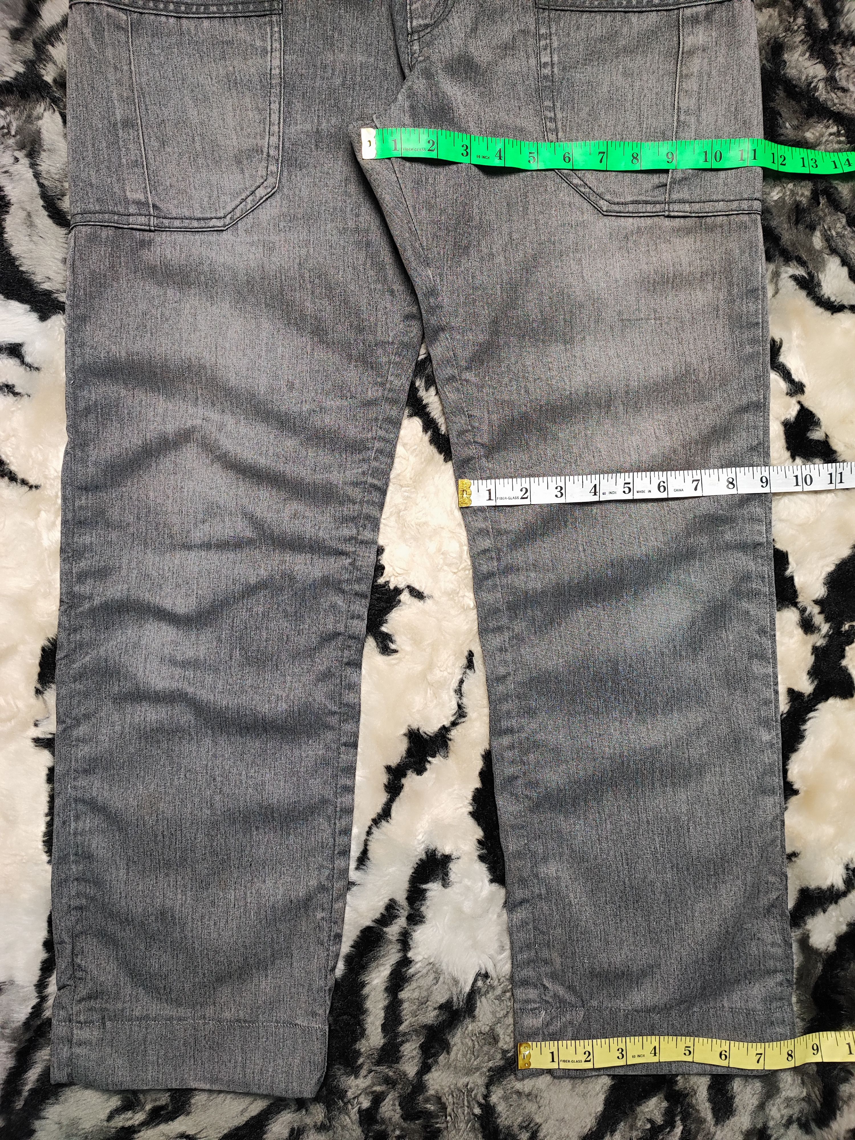 If Six Was Nine DOMINATE HANDCRAFTED BIKER JEANS STYLE Size US 35 - 4 Thumbnail