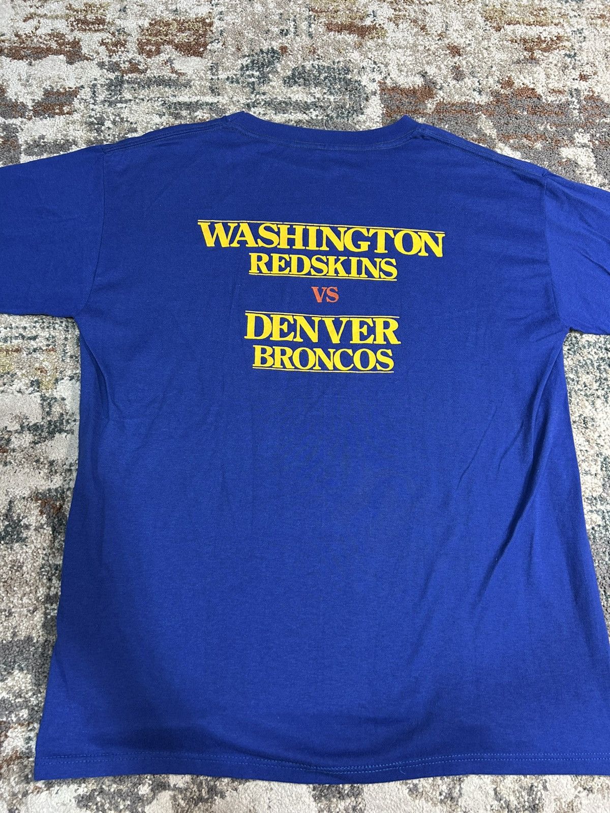 Vintage 1988 Super Bowl XXII Ceasars Atlantic City Single Stitch Size US XL / EU 56 / 4 - 2 Thumbnail