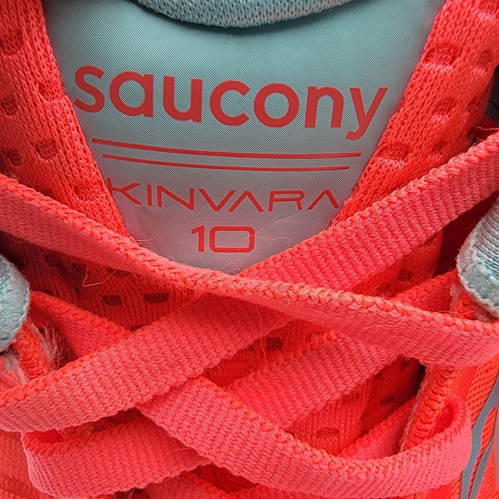 Saucony Saucony Wmns Kinvara 10 Running Shoes - Vizicoral/Blue Sz 9 Size US 9 / IT 39 - 5 Thumbnail
