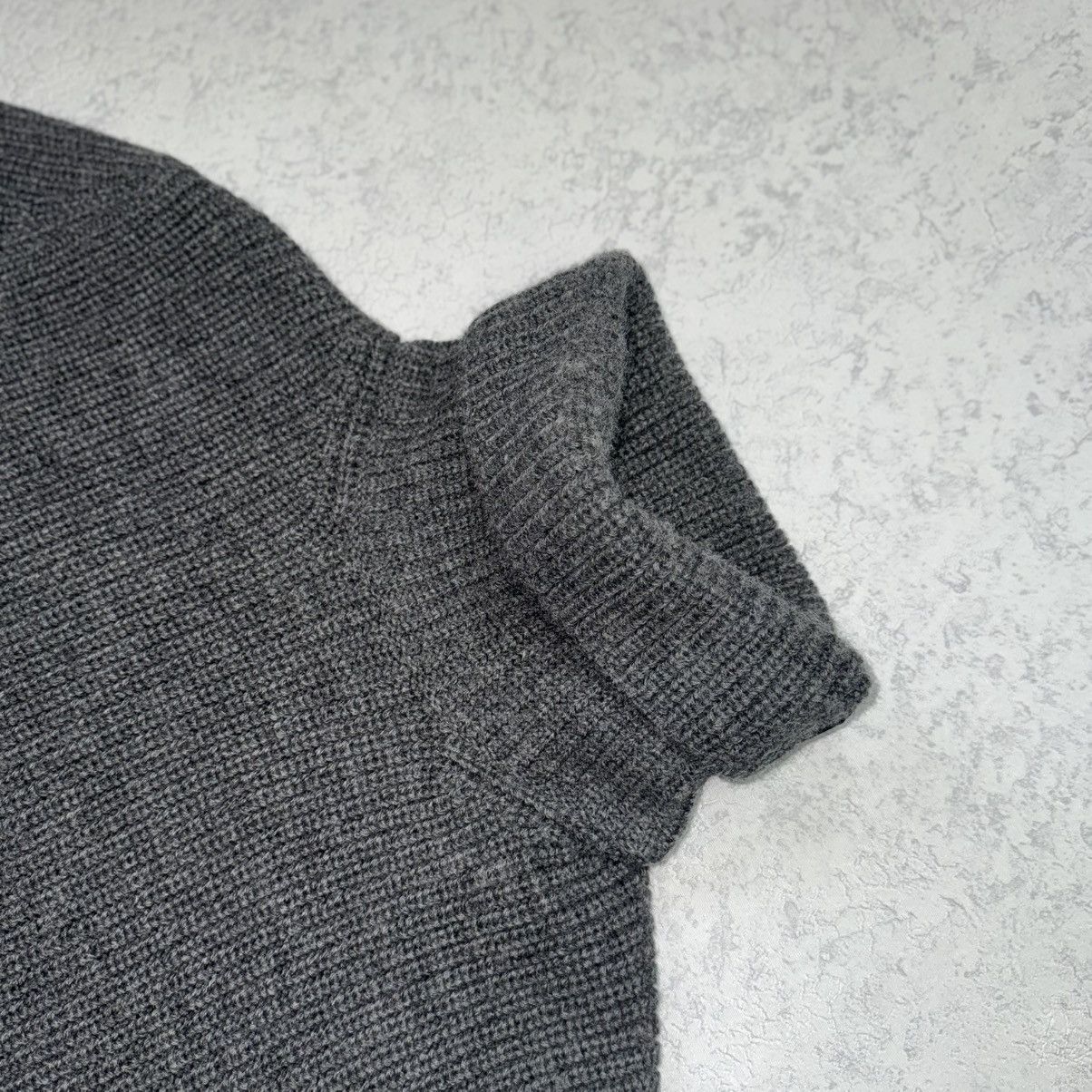 Prada Vintage 00’ Prada Wool Knit Ribbed Turtleneck Sweater Size US XL / EU 56 / 4 - 6 Thumbnail