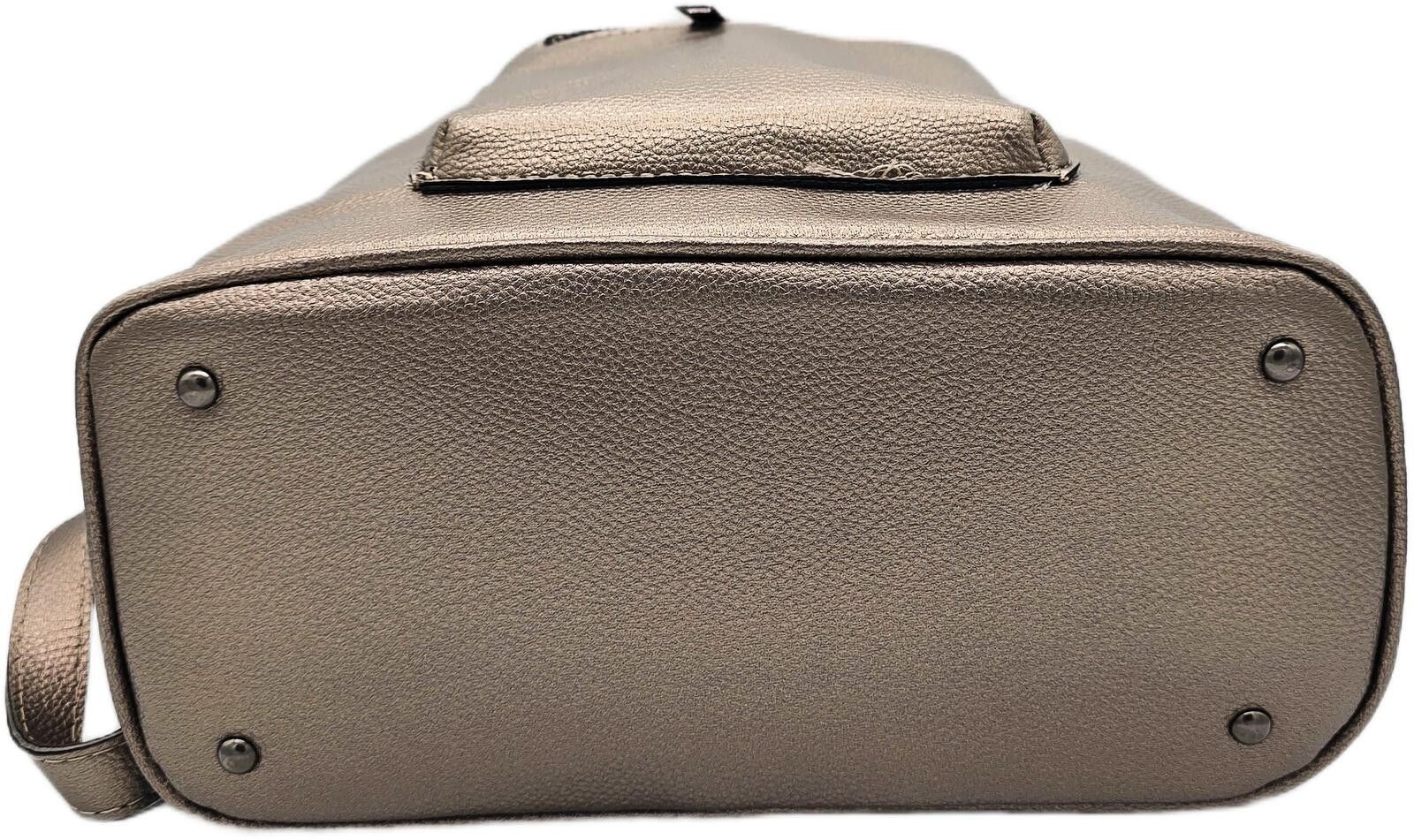 Other Metallic Taupe Backpack with Front Zipper Pocket Size ONE SIZE - 5 Thumbnail
