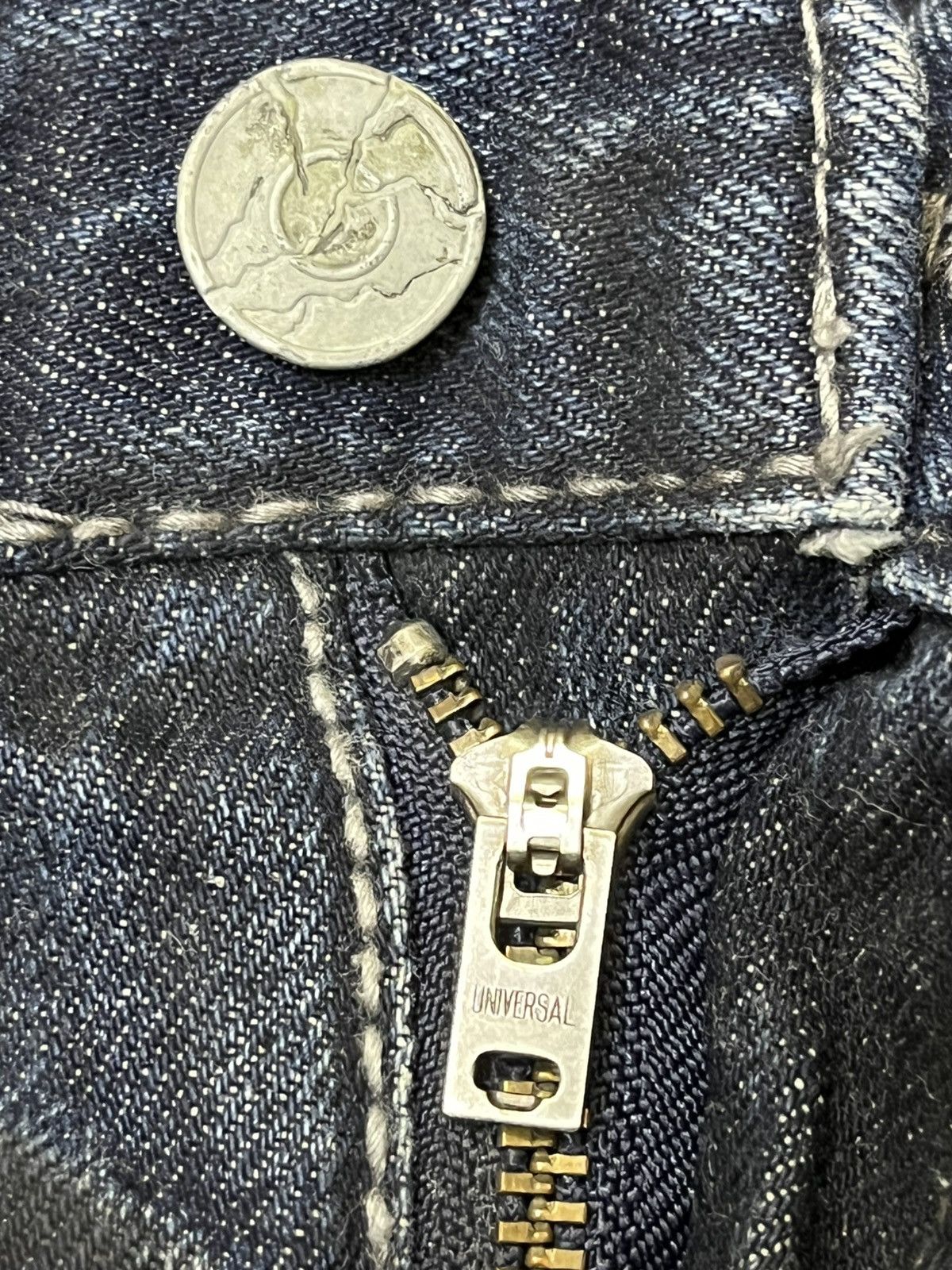 GOSTAR DE FUGA Japanese fashion FUGA/GOSTAR DE FUGA whiskers flared jeans Size US 31 - 17 Thumbnail