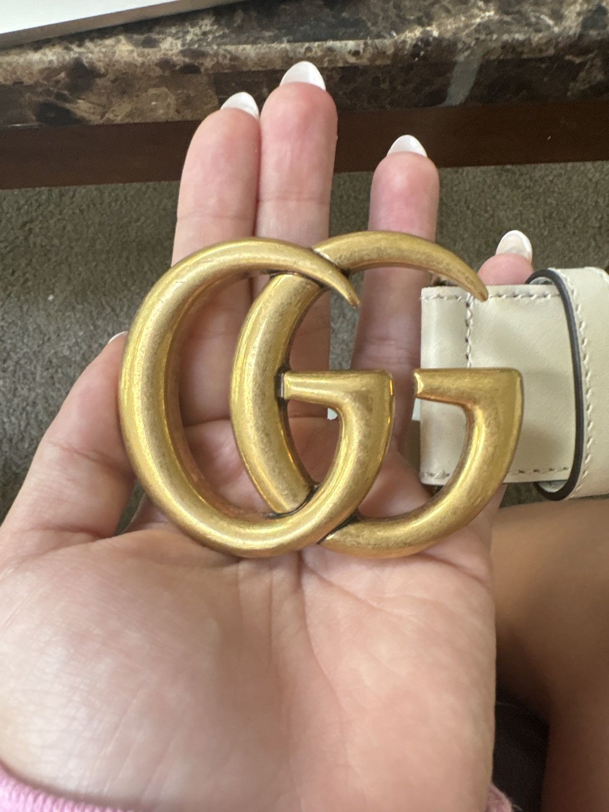 Gucci GG Marmont wide belt Size ONE SIZE - 7 Thumbnail