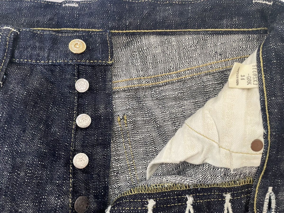 Samurai Jeans Samurai S140SXJ-GRK Shinsengumi 18oz Makoto Selvedge Denim Size US 34 / EU 50 - 5 Thumbnail