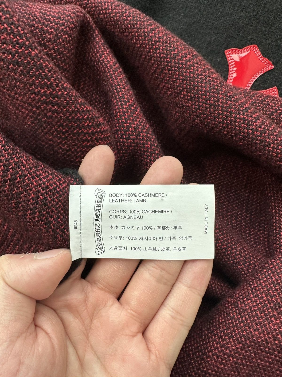 Chrome Hearts Chrome Hearts Triple Cross Patch Cashmere Sweater Size US XL / EU 56 / 4 - 6 Thumbnail