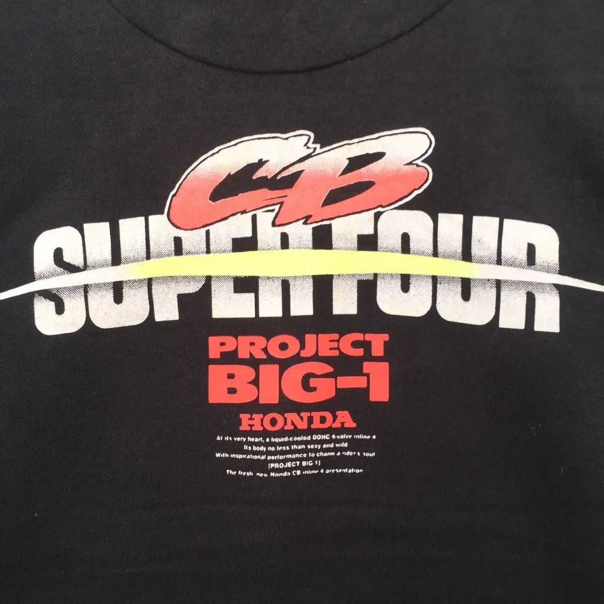 Honda Vintage 90s Honda Project Big-1 CB Super Tour Sweatshirt | L Size US L / EU 52-54 / 3 - 3 Thumbnail