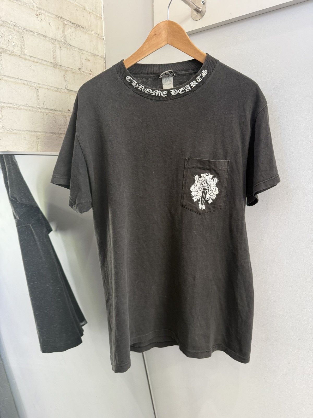 Chrome Hearts Vintage 2000s Chrome Hearts “Dagger Collar Tee” Size US M / EU 48-50 / 2 - 6 Thumbnail