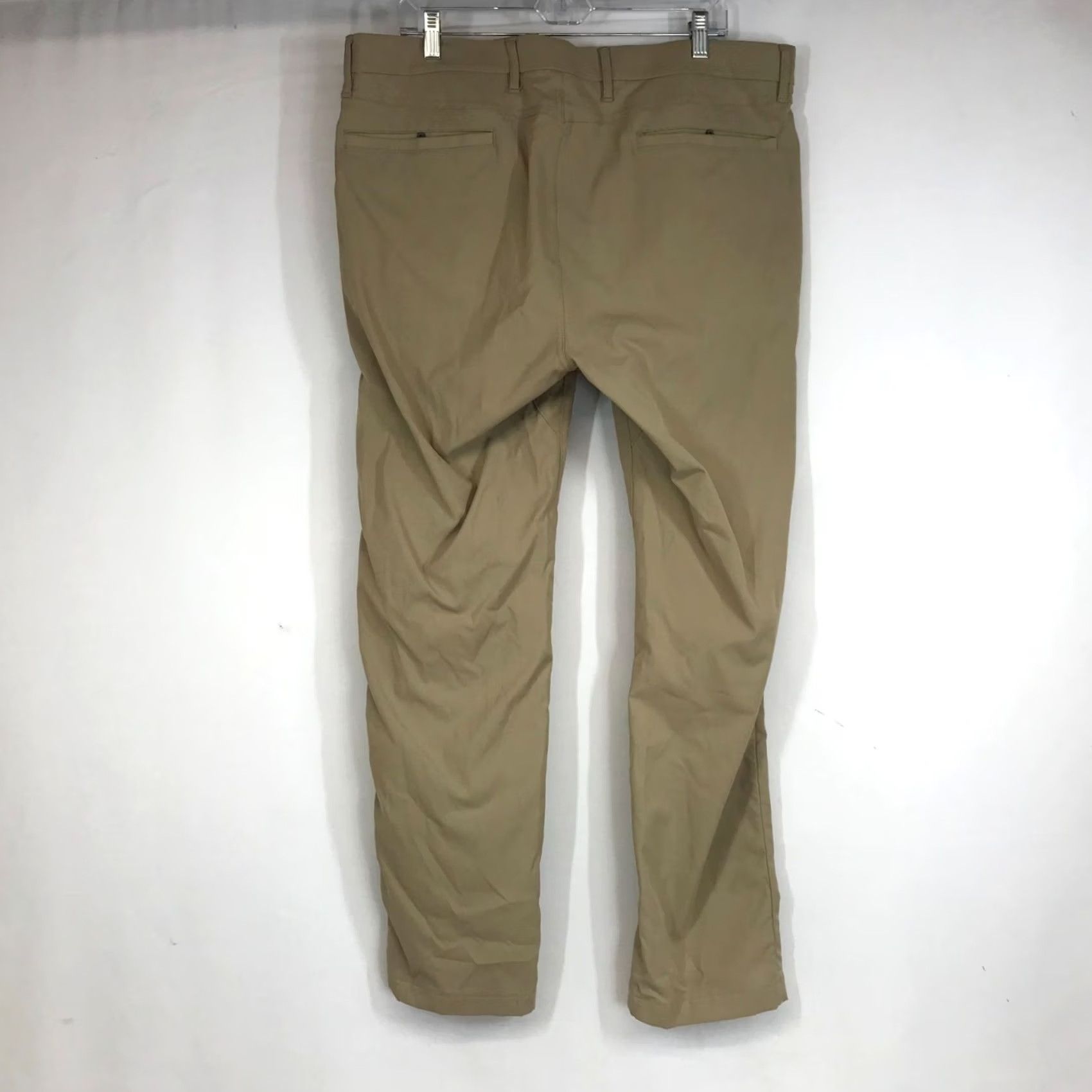 Lands' End LANDS' END Beige Slim Fit Polyester Pants Men's 38 Size US 38 / EU 54 - 4 Thumbnail