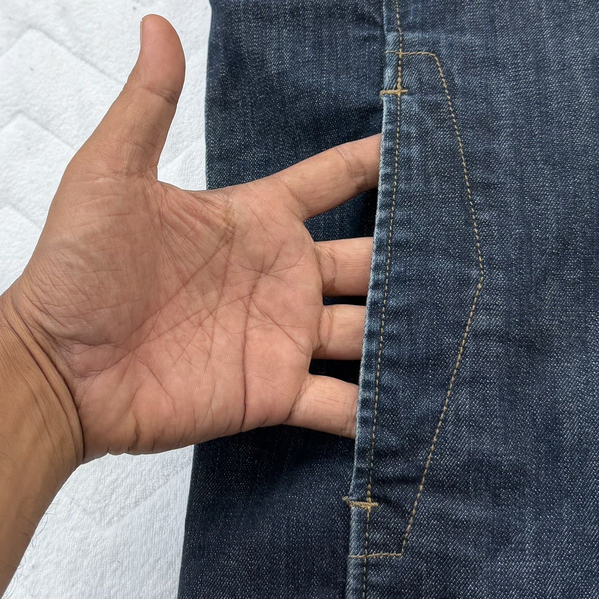 Japanese Brand Evenriver Workwear Denim Jacket Utility Mechanic Biker Size US XL / EU 56 / 4 - 8 Thumbnail