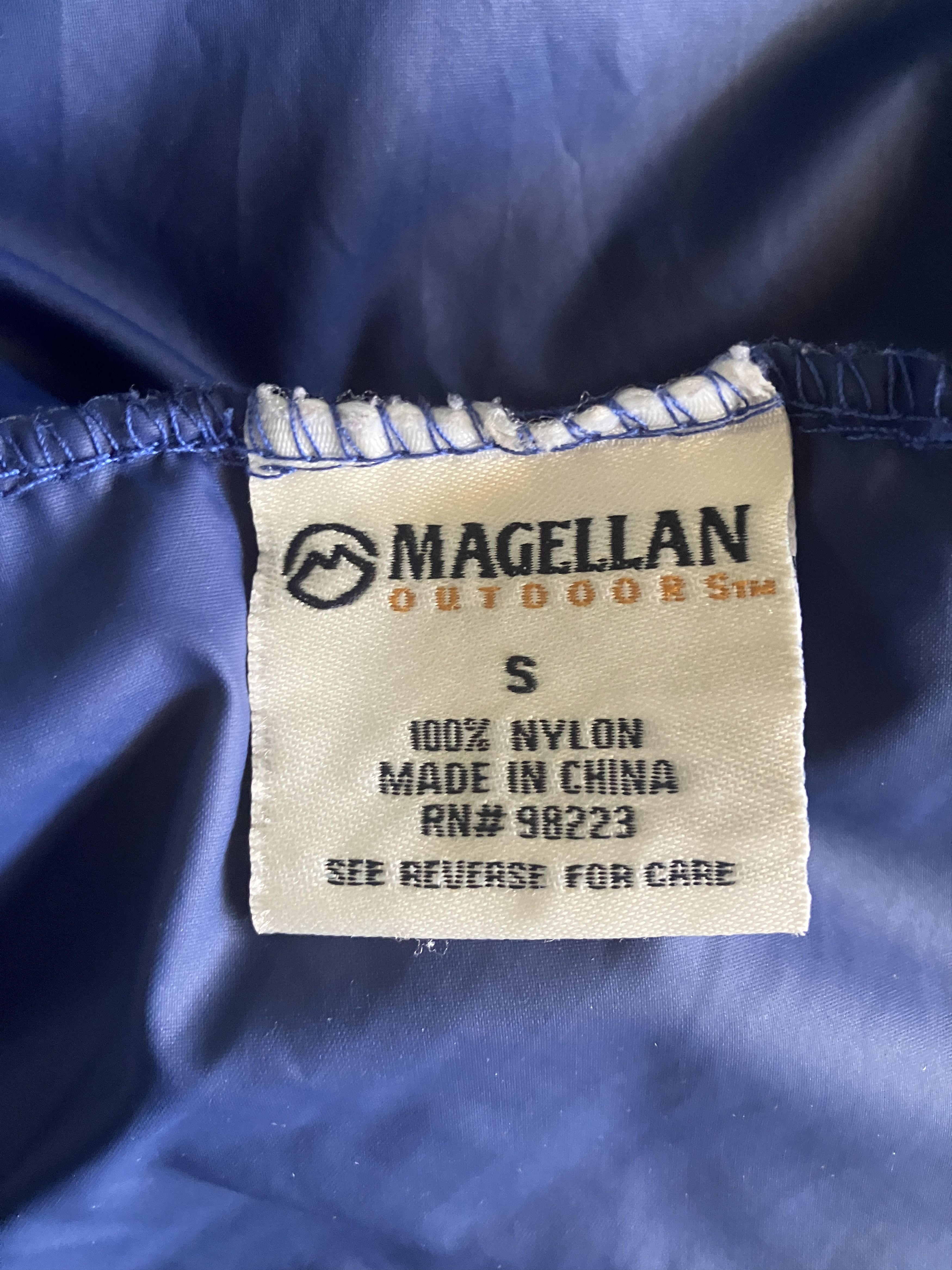 Designer × Vintage Blue Lightweight Zip-Up Windbreaker Jacket Size US S / EU 44-46 / 1 - 6 Thumbnail