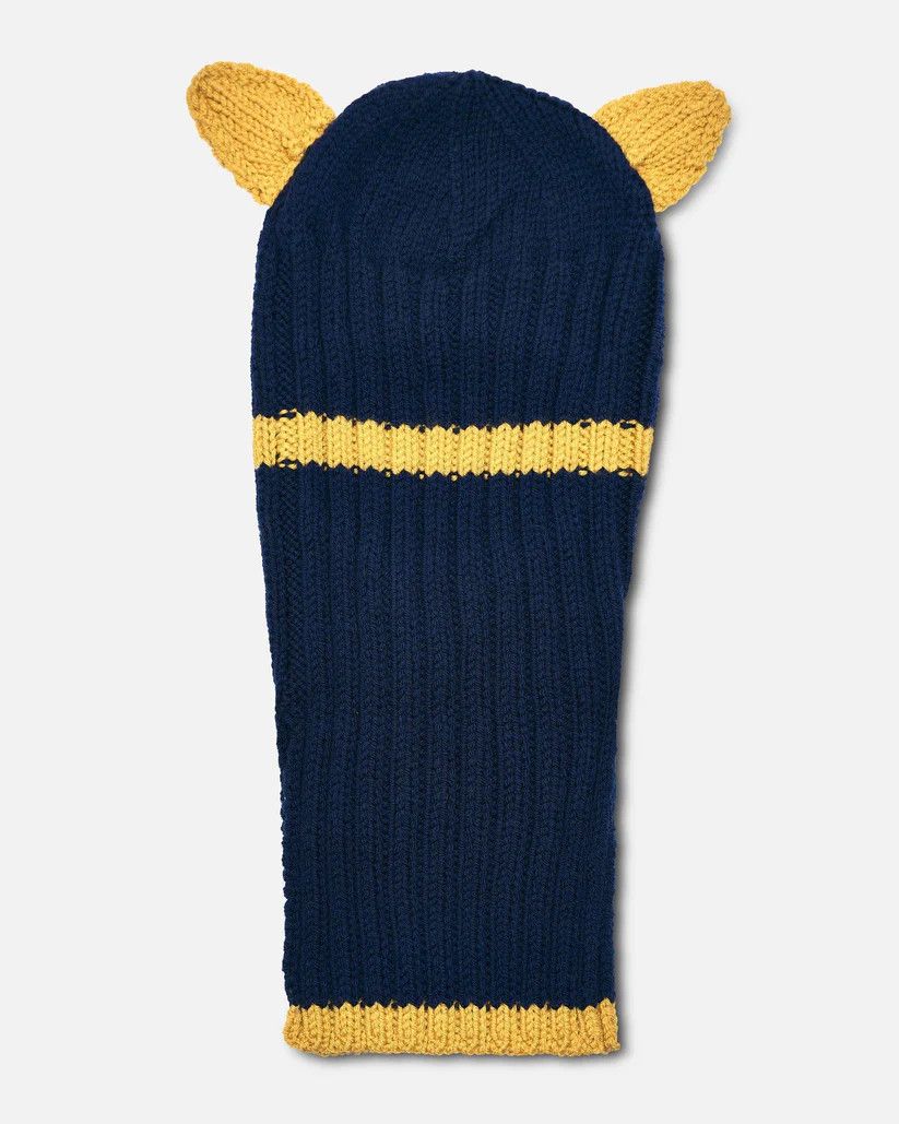 Marni o1s1v1r1oon0925 Size:Medium/ Balaclava With Ears in NavyBlue Size ONE SIZE - 2 Thumbnail