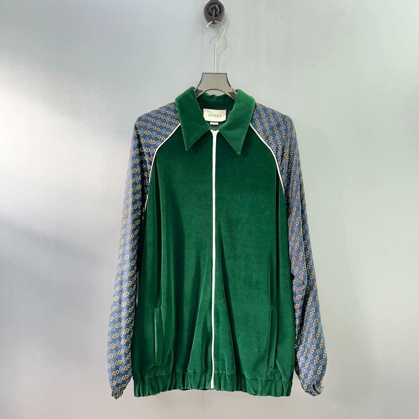 Gucci Gucci Printed Green Light Jacket S Men Size US S / EU 44-46 / 1 - 1 Thumbnail