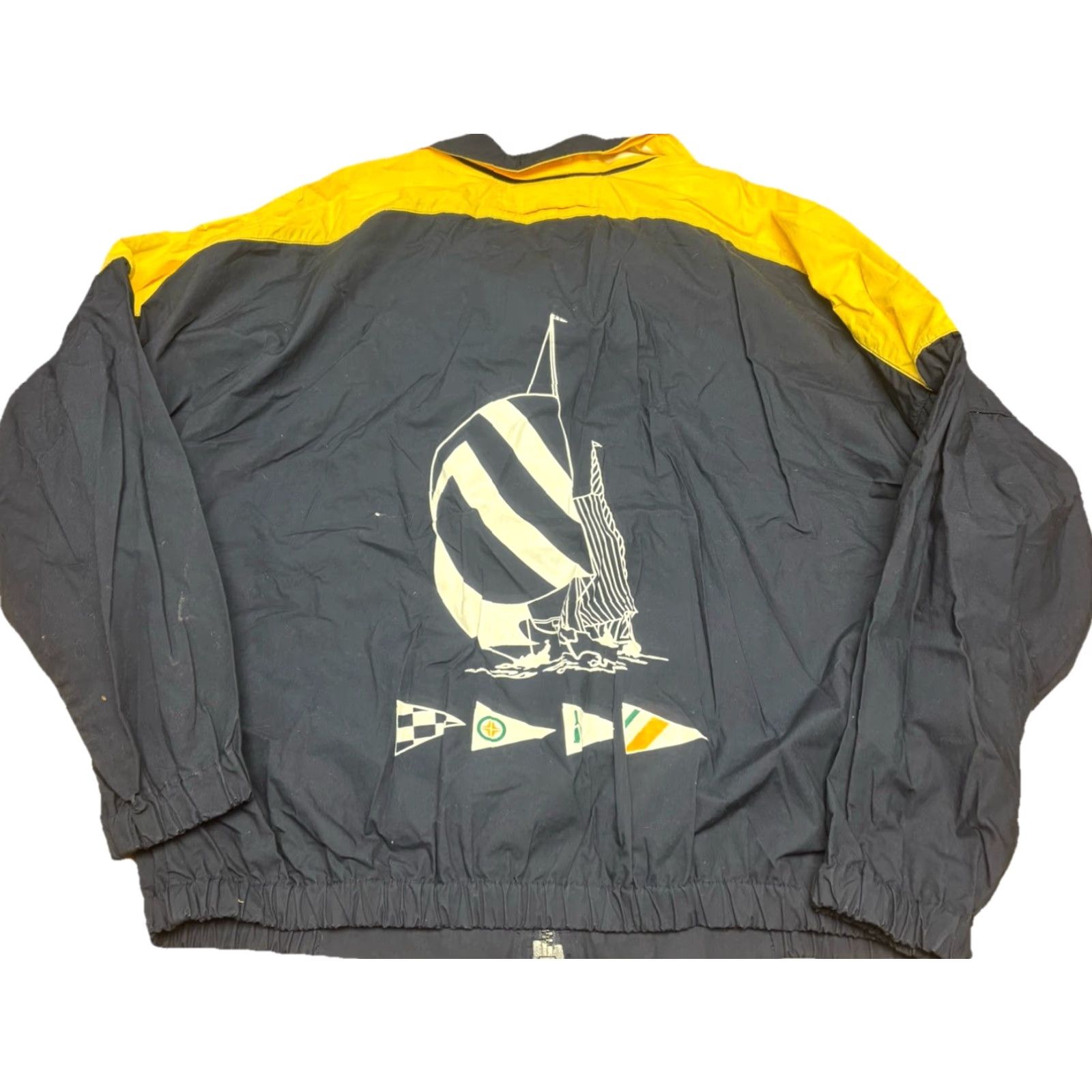 Nautica VINTAGE Nautica Jacket Windbreaker 90s L Men Blue Size US L / EU 52-54 / 3 - 2 Thumbnail
