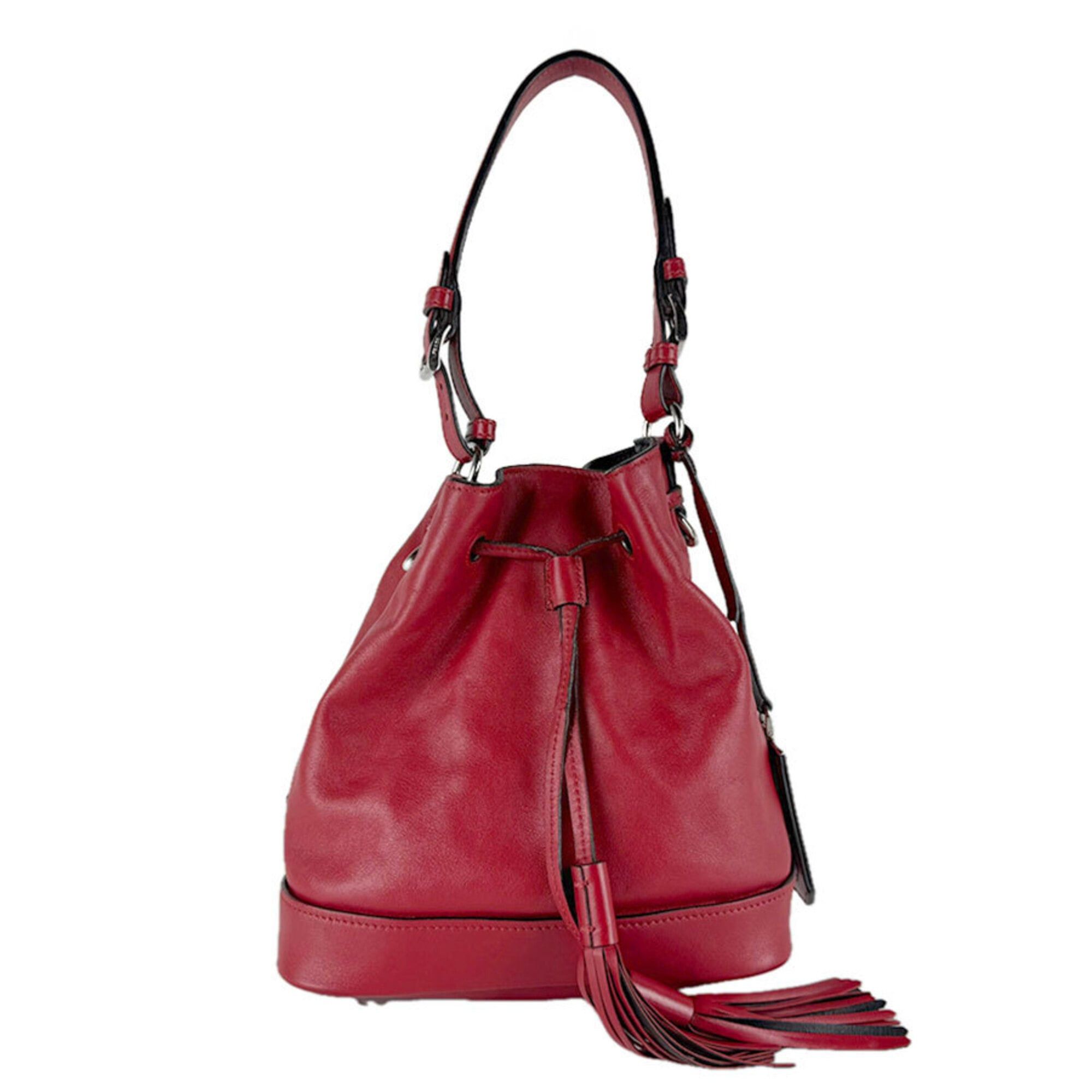 Prada Prada Shoulder Bag Leather Red Women's z9575 Size ONE SIZE - 1 Thumbnail