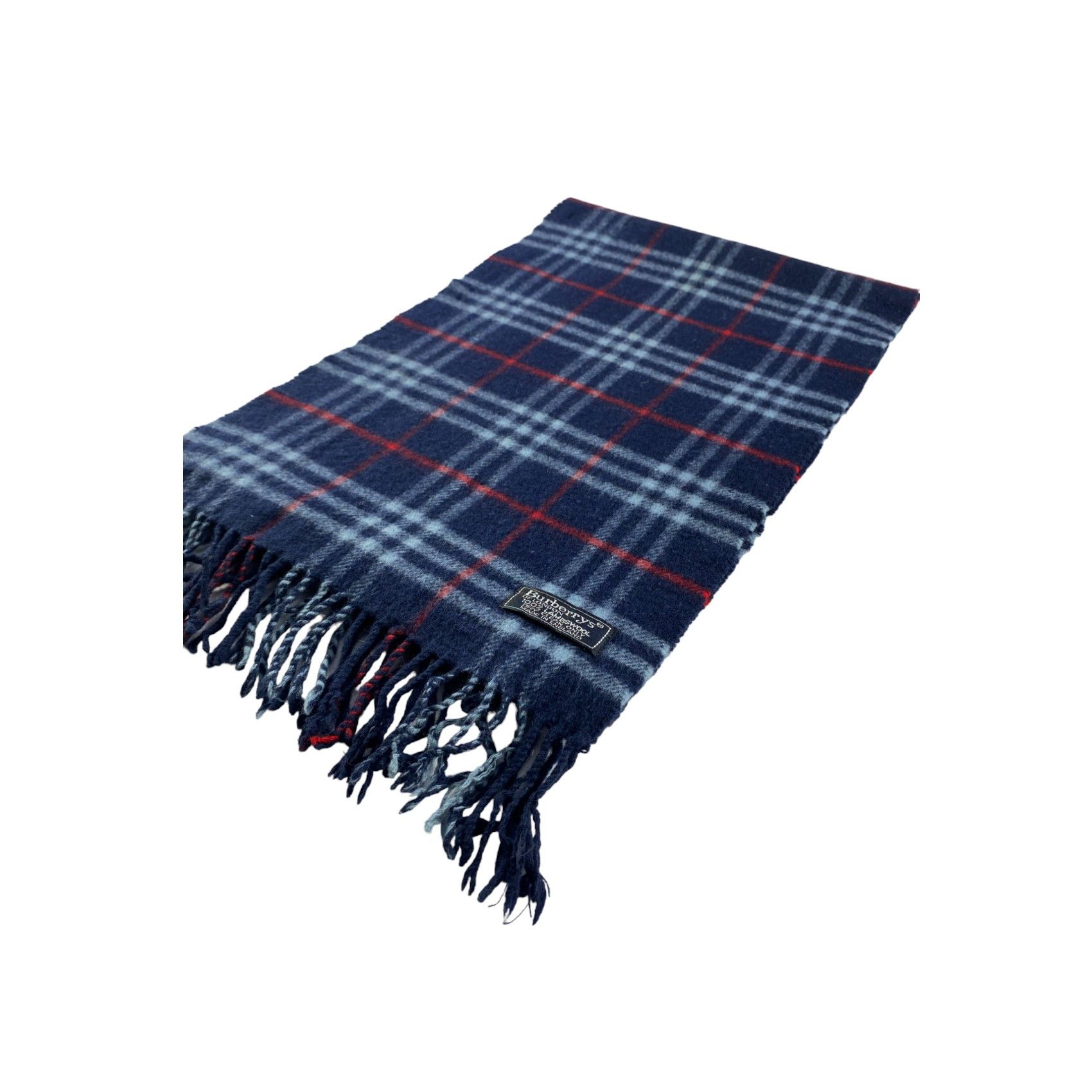 Burberry × Vintage Burberry Scarf / Muffler / Neckwear - WW1059 Size ONE SIZE - 6 Thumbnail