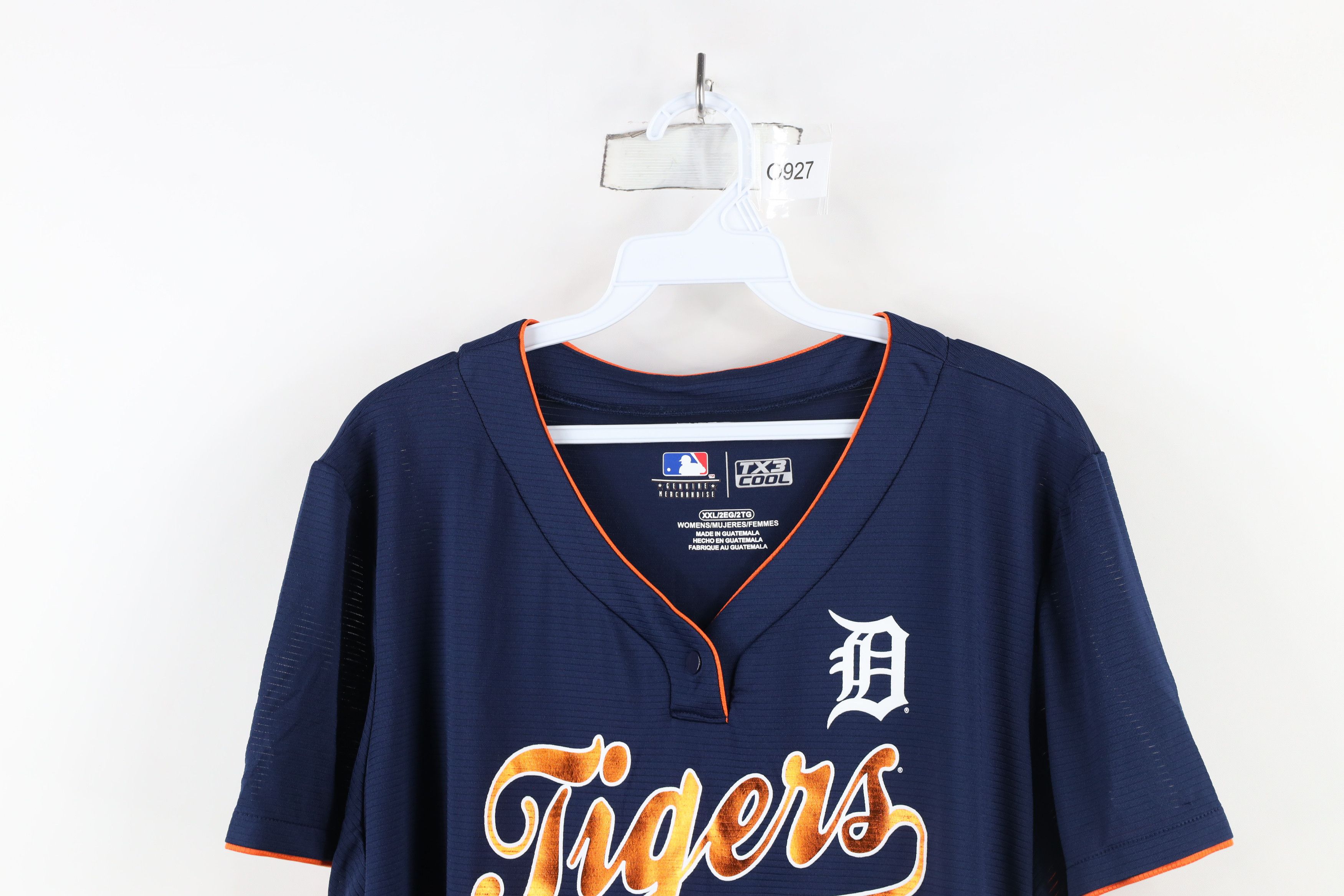 Vintage Vintage Y2K Script Detroit Tigers Baseball Jersey Shirt Size XXL / US 16-18 / IT 52-54 - 2 Thumbnail
