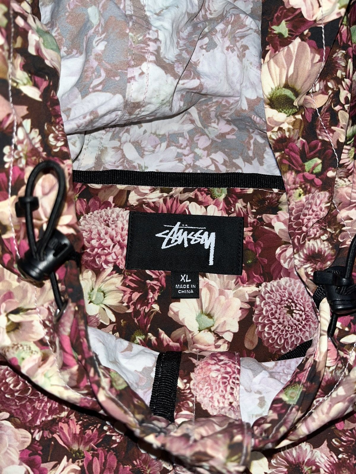 Stussy Stüssy Beach Shell Floral Nylon Jacket Size US XL / EU 56 / 4 - 4 Thumbnail