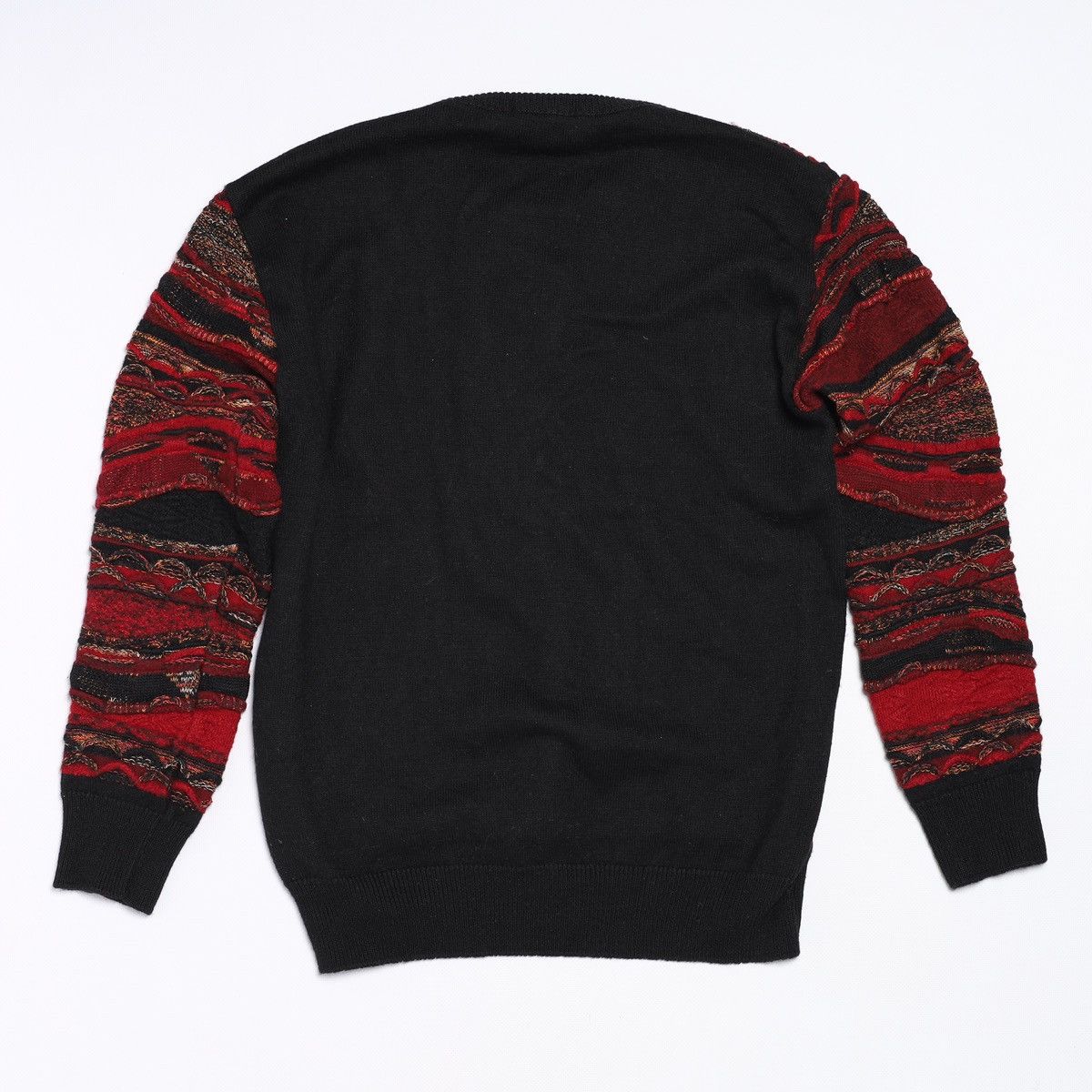 Carlo Colucci Carlo Colucci Wool Australian Red Pattern Sweater Size L / US 10 / IT 46 - 5 Thumbnail