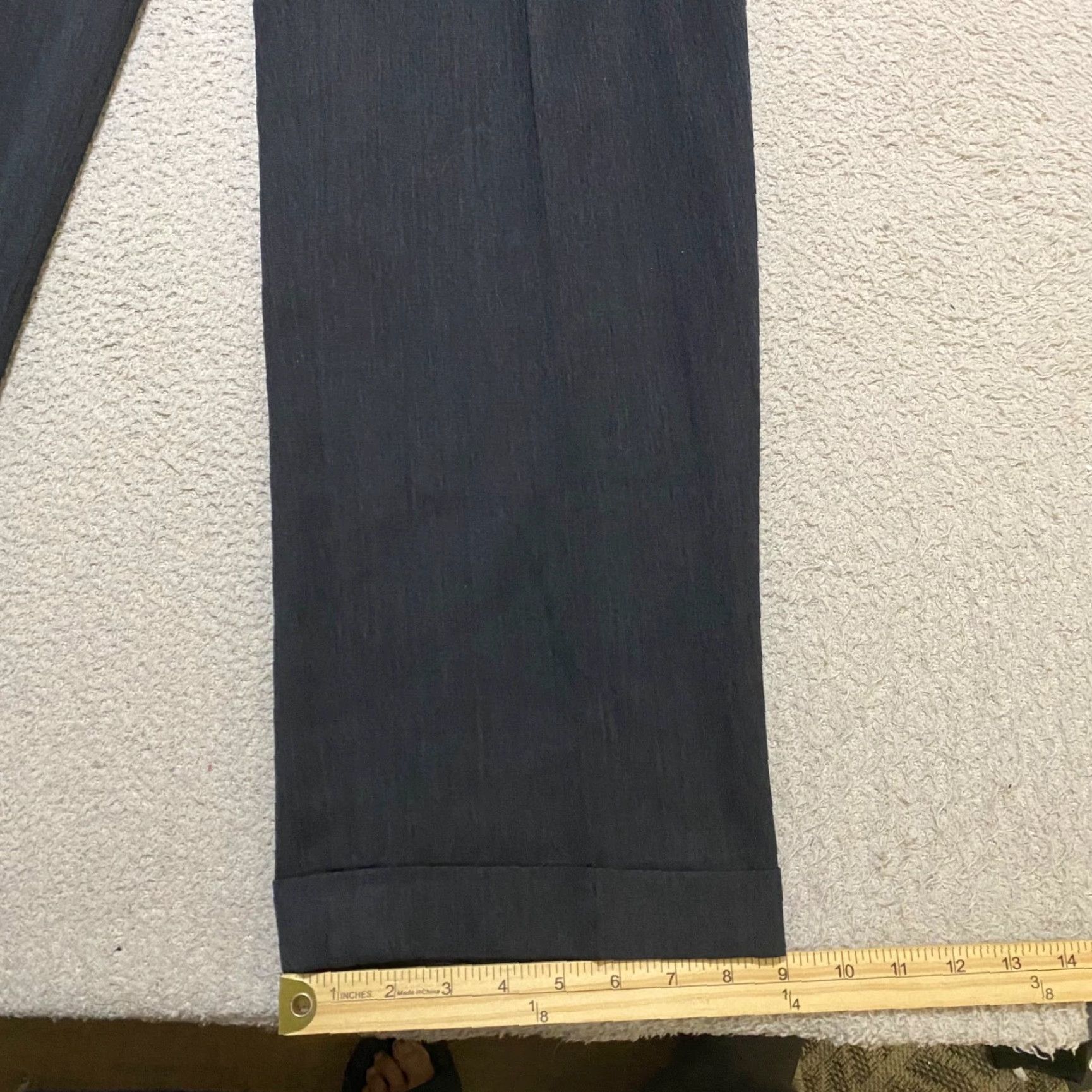 Brooks Brothers Brooks Brothers Dress Pants Gray Madison Relaxed Straight Mens 40x34 Wool Flat Front Regular Straight 31 Inseam Size US 40 / EU 56 - 4 Thumbnail