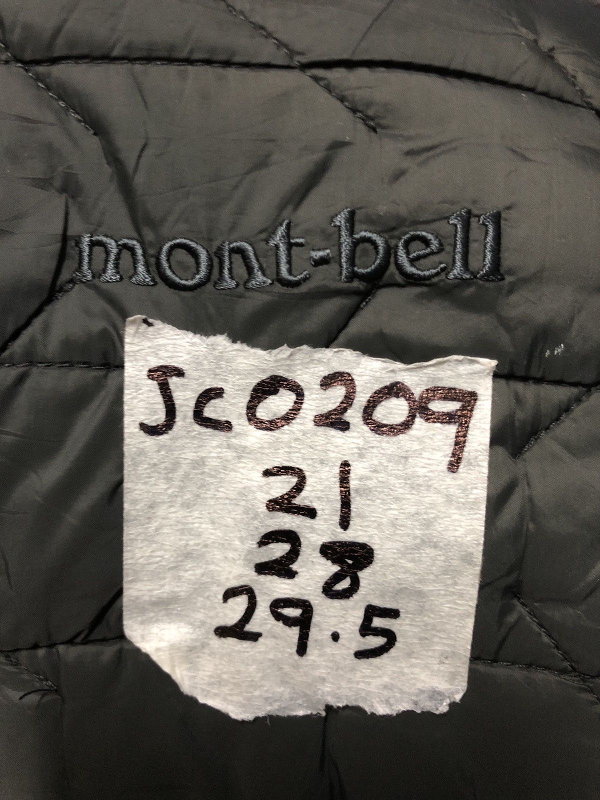 Montbell Vintage 90s Montbell Quilted Crewneck Sweatshirts Size US L / EU 52-54 / 3 - 13 Thumbnail