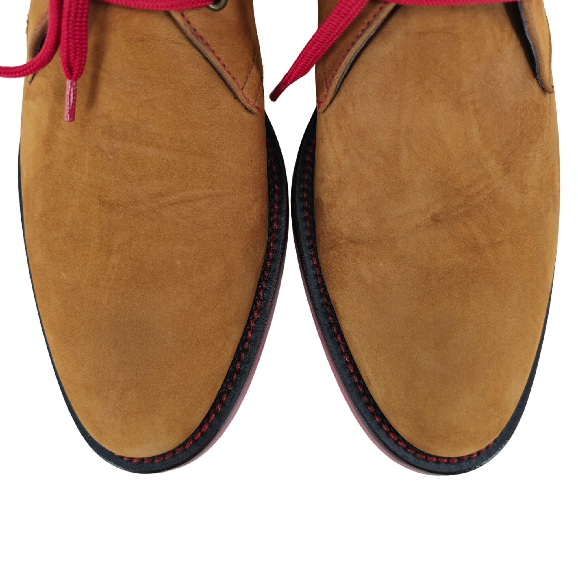 Donald Pliner Donald J. Pliner Italy Brown Suede Chukka Boots Men size 8.5 Size US 8.5 / EU 41-42 - 11 Thumbnail