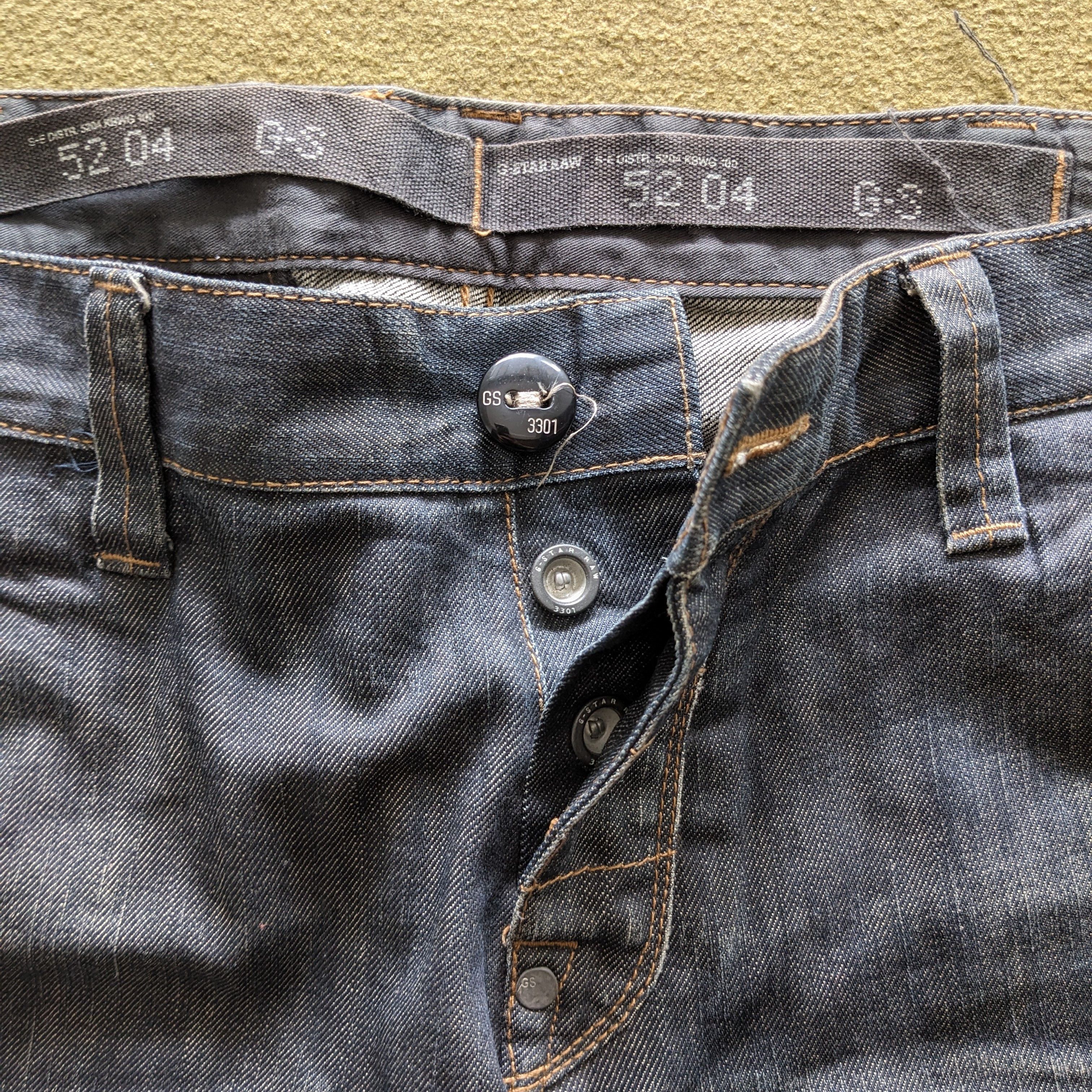 G-Star Vintage G-STAR RAW Japanese Fashion Brand Denim Jeans Size US 32 / EU 48 - 9 Thumbnail